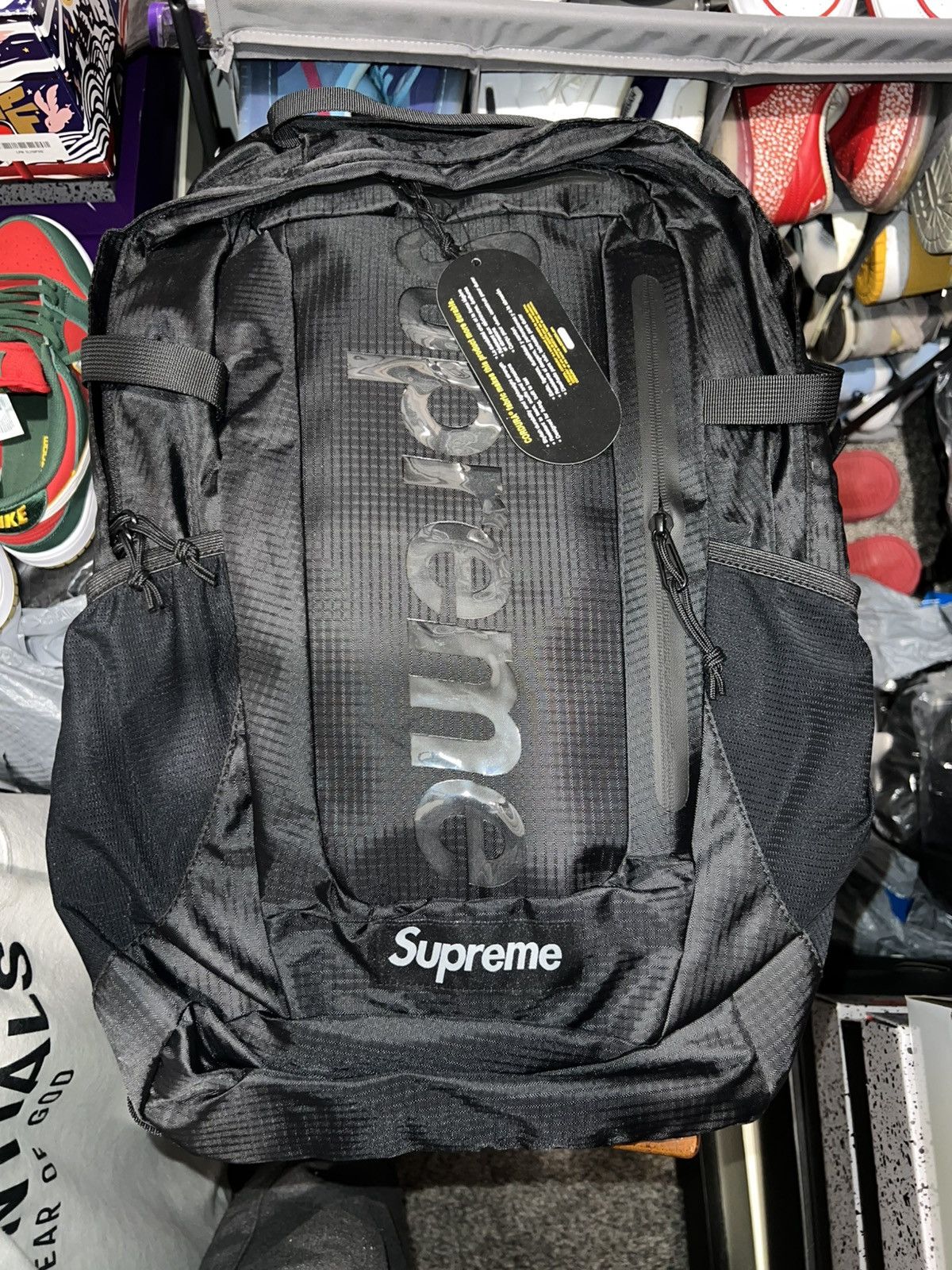 Streetwear Supreme SUPREME SS21 CORDURA BACKPACK BLACK BRAND NEW Grailed