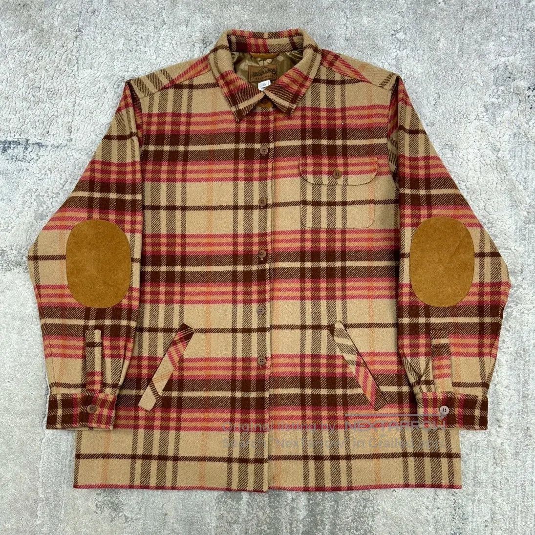 Pendleton Pendleton Plaid Wool Blend Shirt Jacket. Size US XL / EU 56 / 4 - 1 Thumbnail