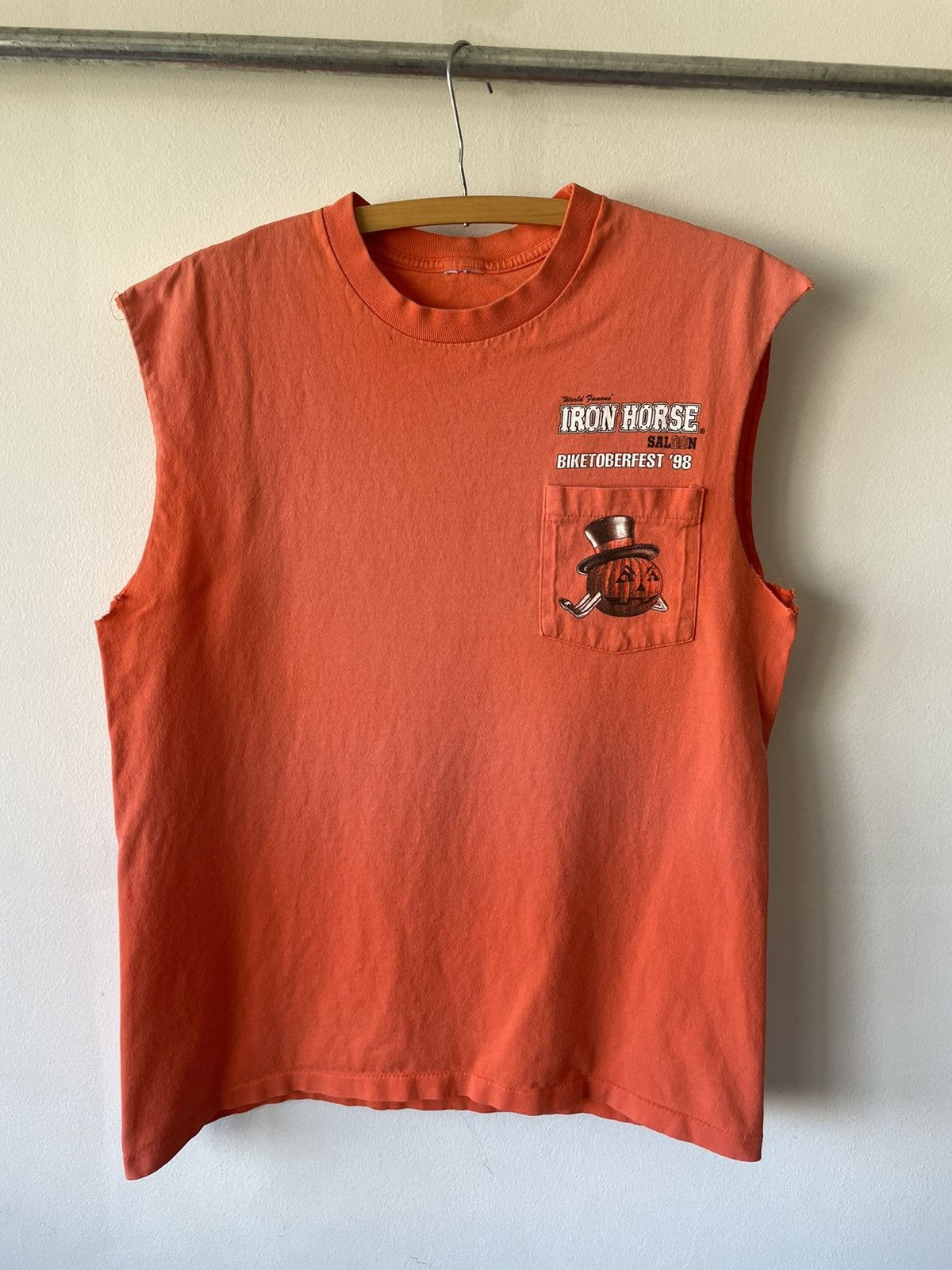Vintage Vintage Sleeveless Iron Horse Saloon Biketoberfest tee Size US M / EU 48-50 / 2 - 7 Thumbnail