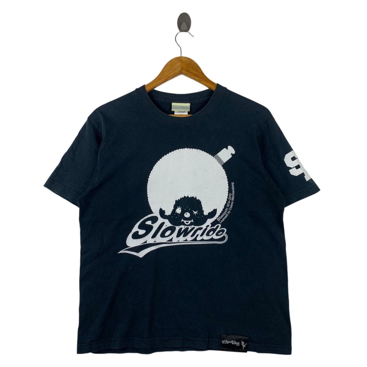 Vintage Vintage SLOWRIDE Street Dance Monchhichi Print Short Shirt Size US M / EU 48-50 / 2 - 1 Thumbnail