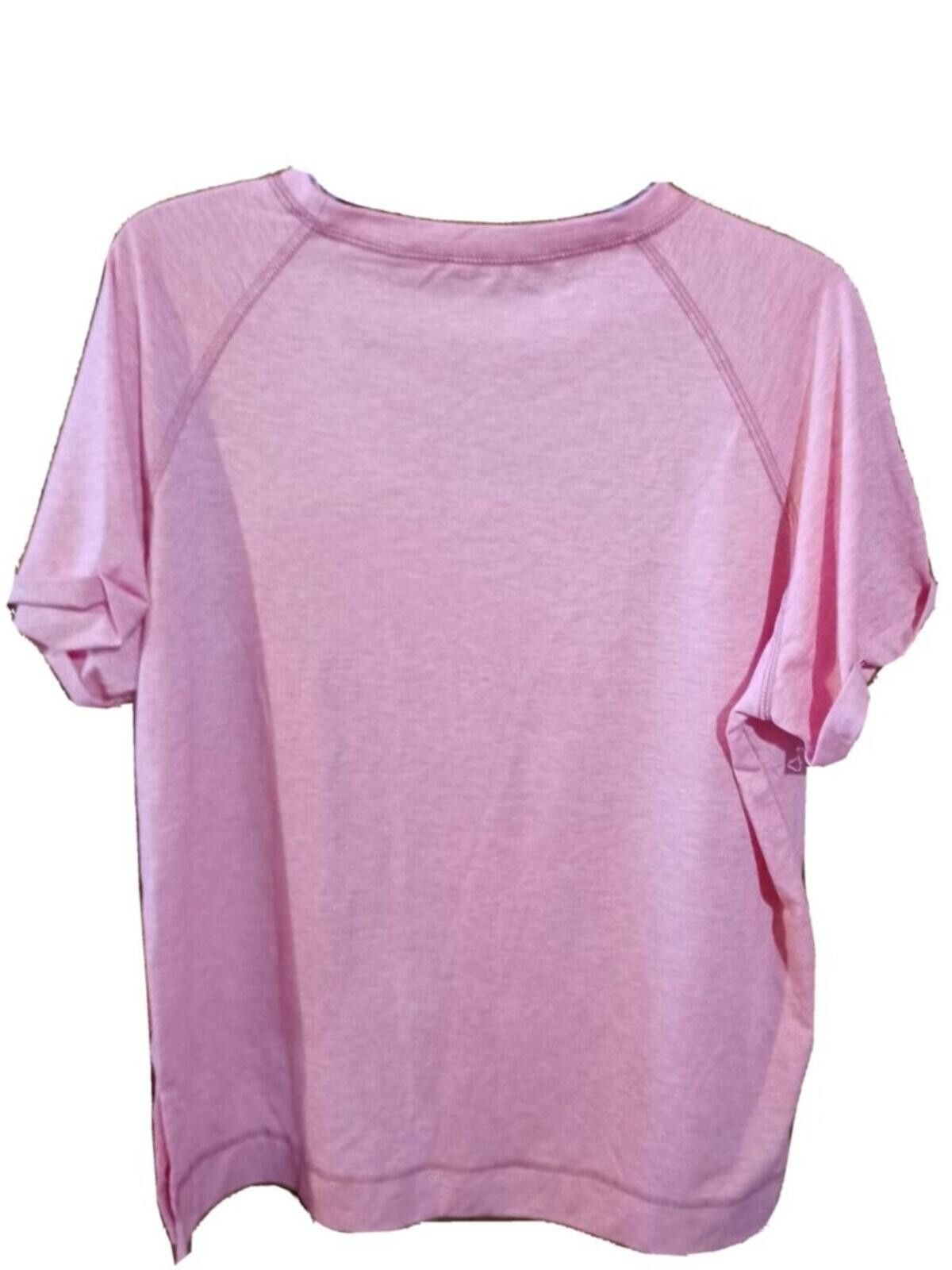 The Unbranded Brand Pink Pullover Top Raglan Sleeves Size XXL / US 16-18 / IT 52-54 - 3 Thumbnail