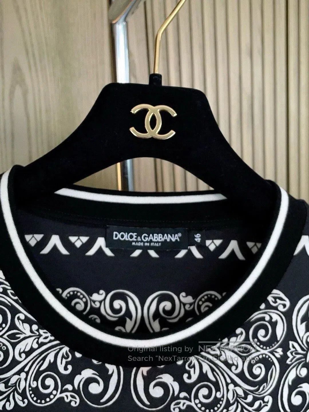 Dolce & Gabbana Dolce & Gabbana Black Crown Print T. Size US S / EU 44-46 / 1 - 8 Thumbnail