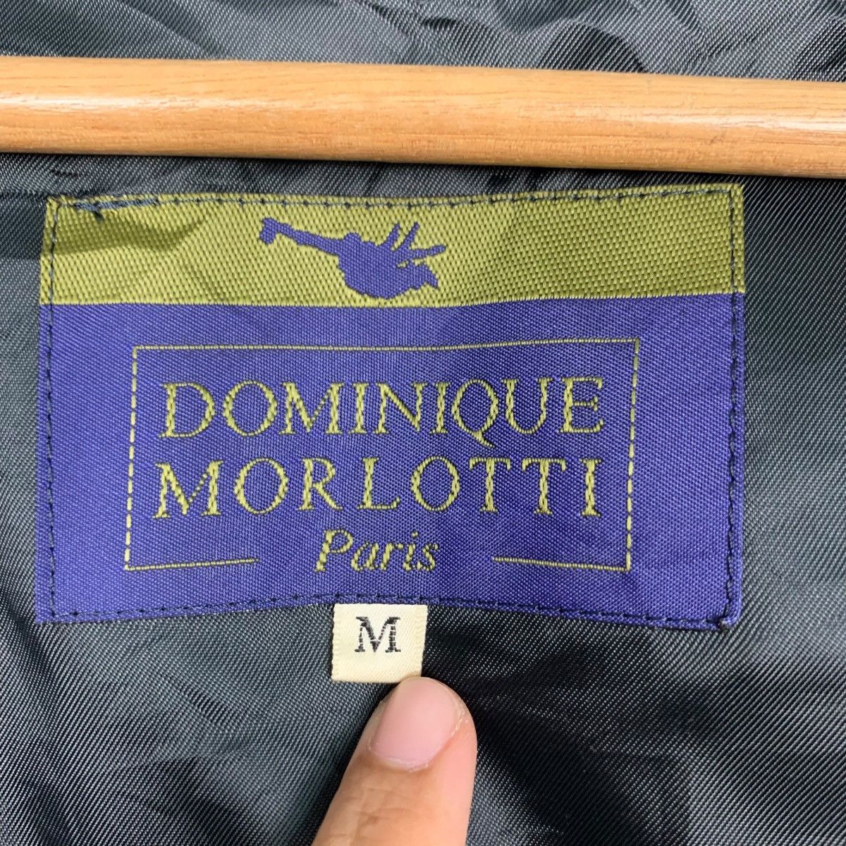 Japanese Brand Vintage DOMINIQUE MORLOTTI PARIS Hooded Long Coat #2453-C110 Size US M / EU 48-50 / 2 - 17 Thumbnail