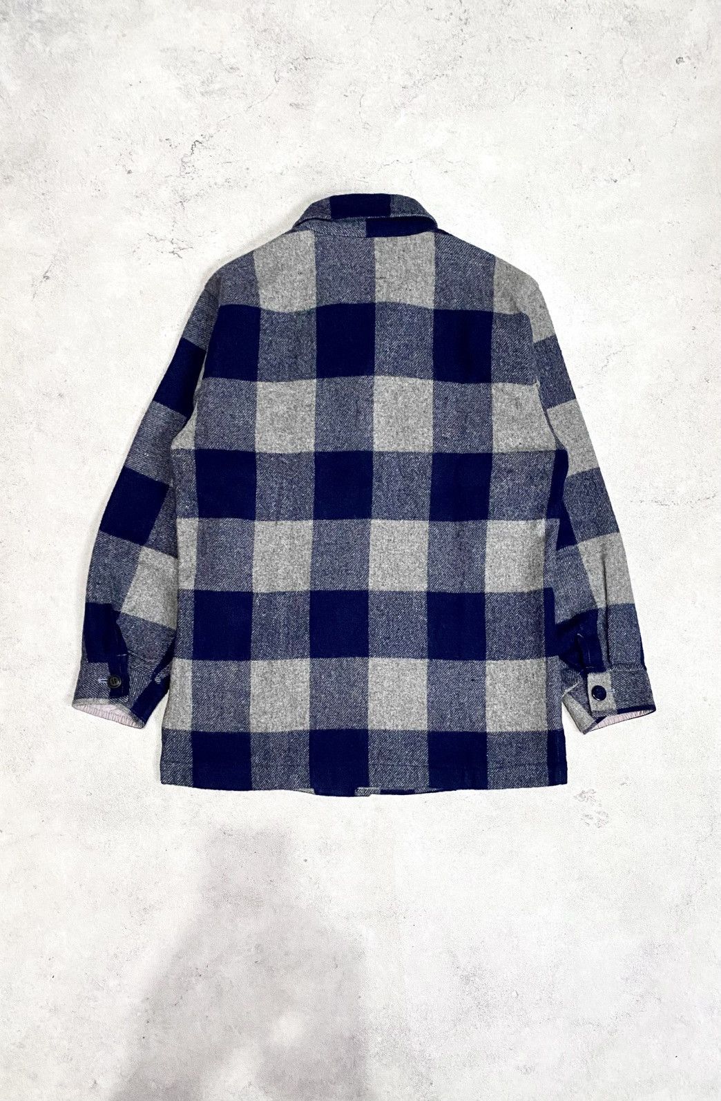 Japanese Brand Vintage Casual Wear Wool Blend Plaid Shirt Jacket Size US M / EU 48-50 / 2 - 2 Thumbnail