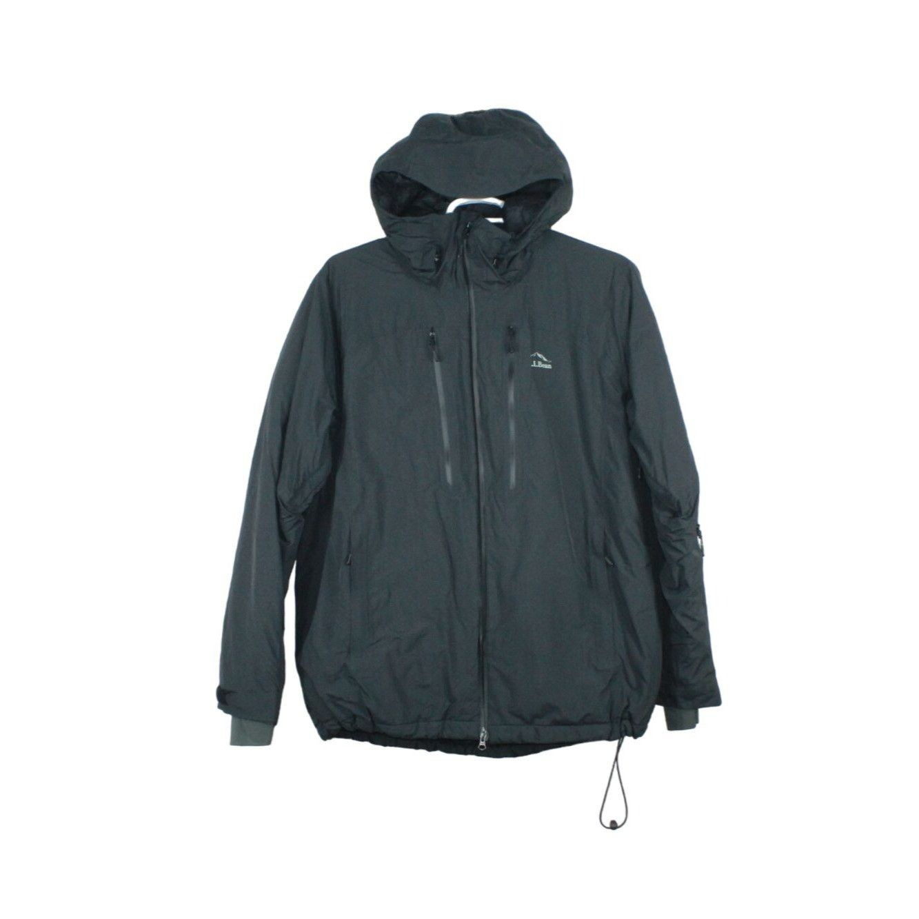 image of L L Bean x Weatherproof Ll Bean Men's Waterproof Ultralight Down Hooded Jacket in Black (Size XL)