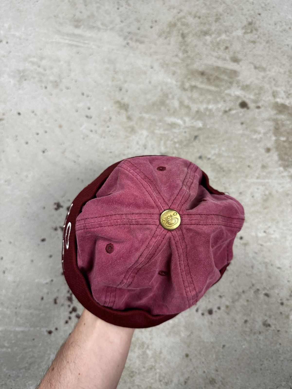 Oakley Vintage Y2K Oakley Burgundy Docker Hat rare software boot Size ONE SIZE - 6 Thumbnail