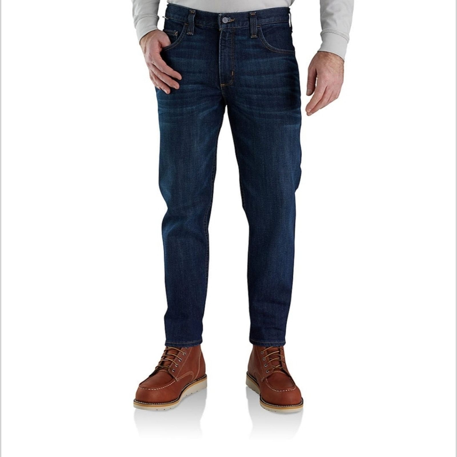 Carhartt NWT Carhartt Flame Resistant Rugged Flex 5 Pocket Jeans Size US 34 / EU 50 - 1 Thumbnail