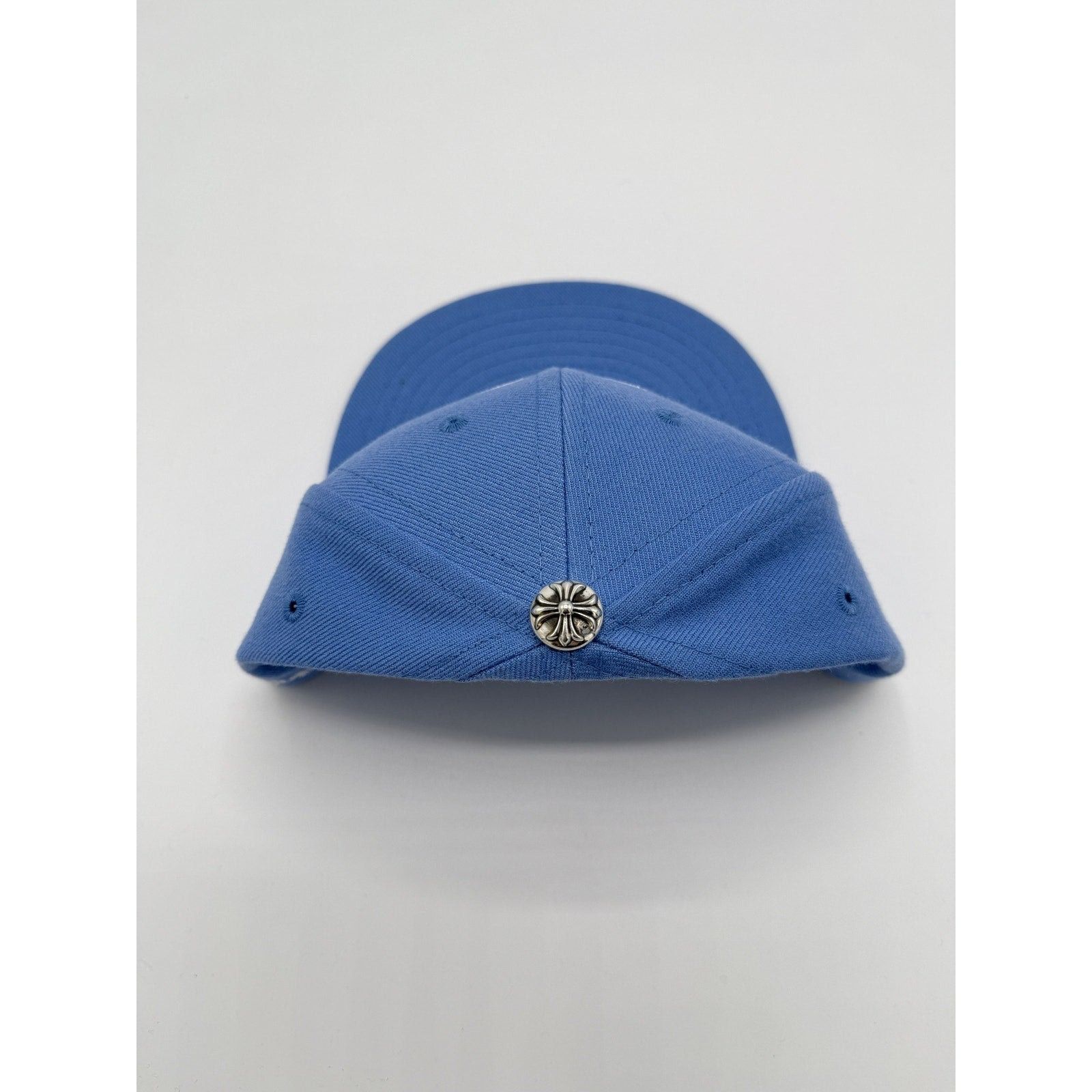 Chrome Hearts CH CHROME 7 3/8 HEARTS BLUE HEART HAT LOVE YOU FITTED Size ONE SIZE - 4 Thumbnail