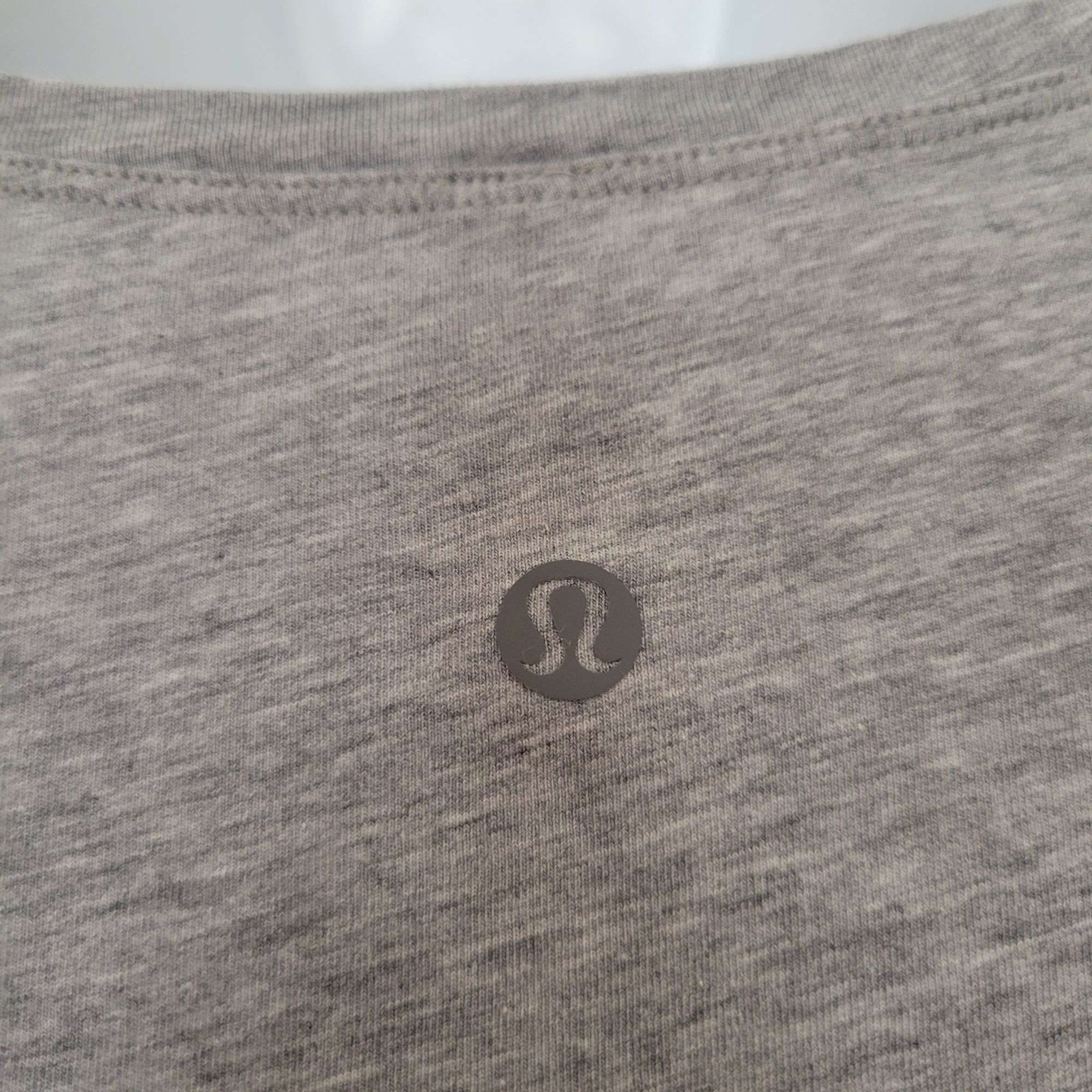 Lululemon Lululemon EMERALD Gray Long Sleeve Tee Top 4 Cotton Lightwei Size S / US 4 / IT 40 - 4 Thumbnail