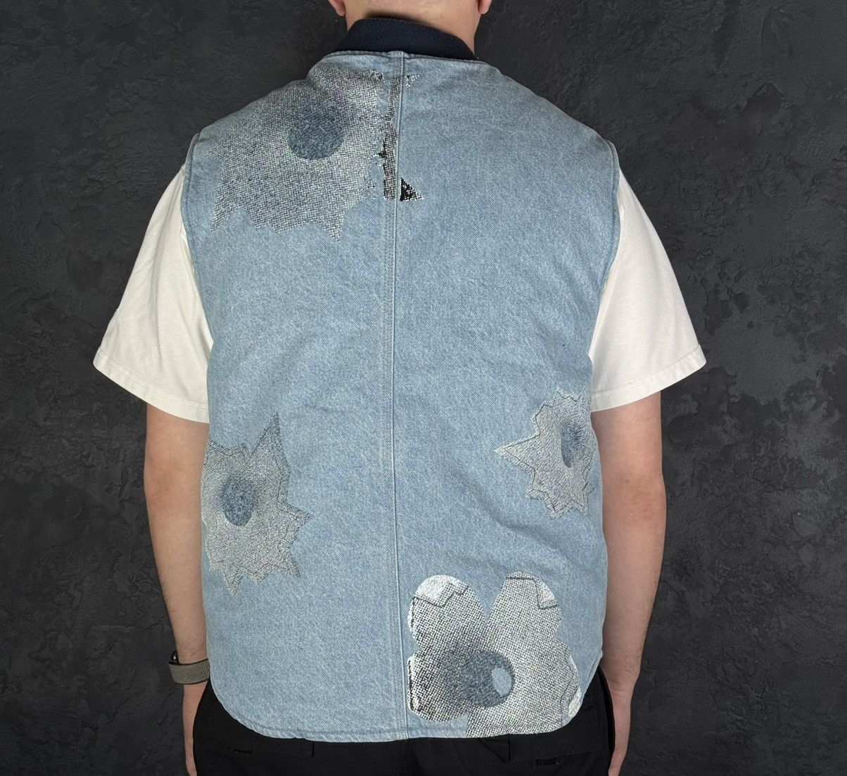 Supreme Supreme Nate Lowman Work Vest Denim (Large) Size US L / EU 52-54 / 3 - 3 Thumbnail