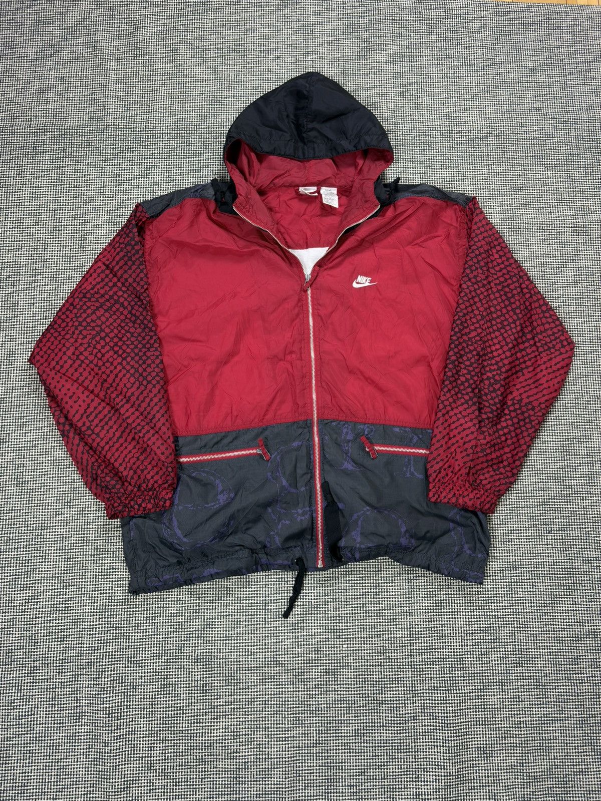 Nike 90s Nike ZIP up track jacket windbreaker szelest ortalion Size US XL / EU 56 / 4 - 2 Thumbnail