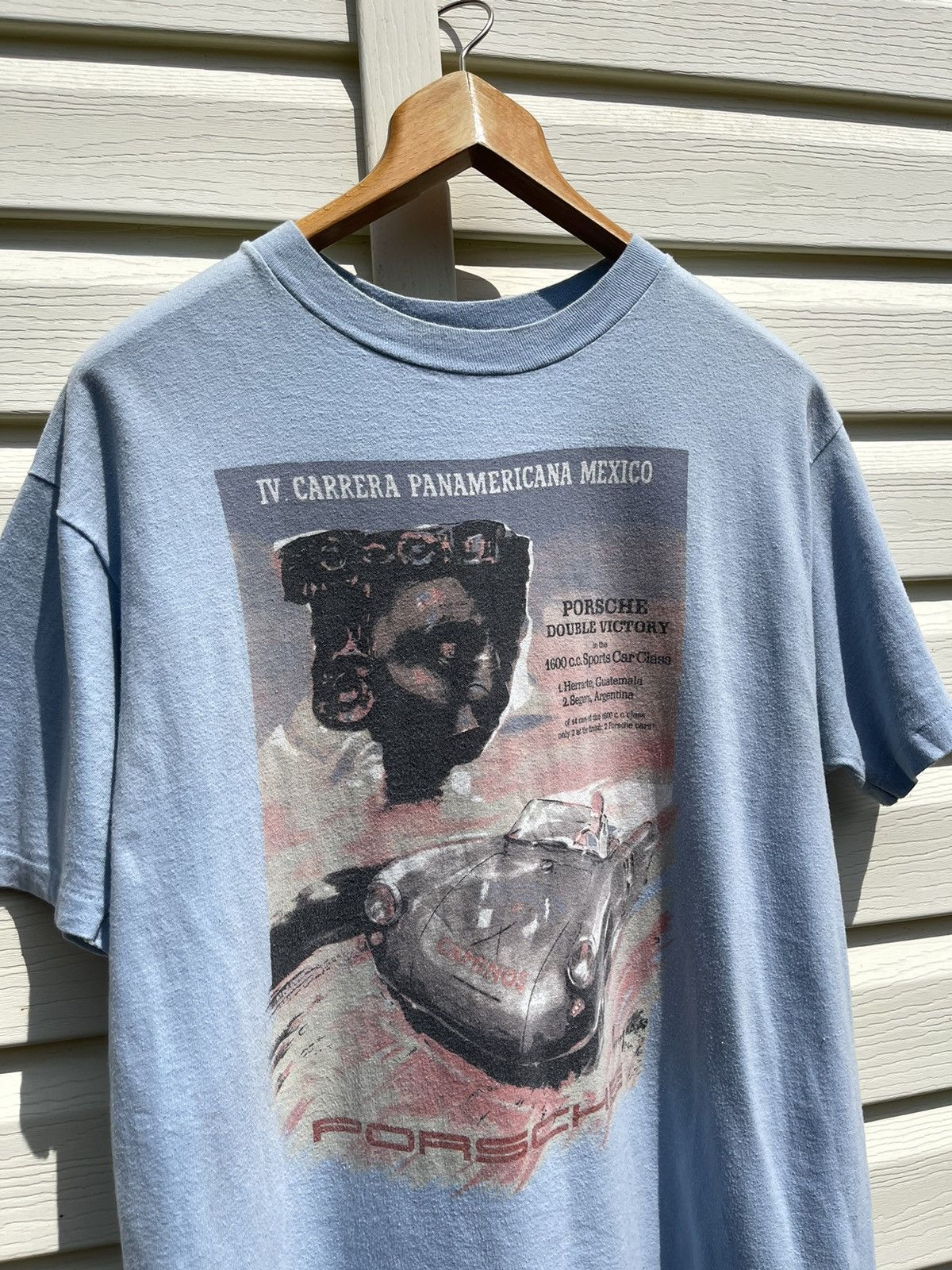 Porsche Design 90s Porsche Carrera Panamericana Mexico Double Victory Tee Size US XL / EU 56 / 4 - 3 Thumbnail