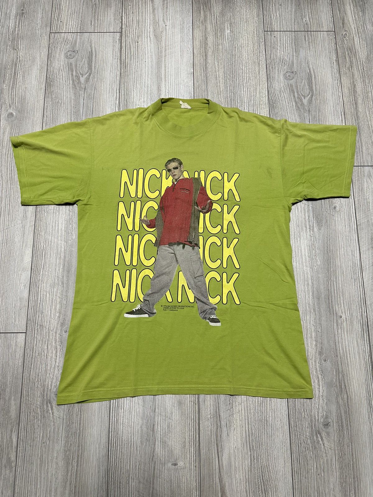 Band Tees Vintage 1996 Nick Nick Backstreet Boys Tee Size US L / EU 52-54 / 3 - 1 Thumbnail