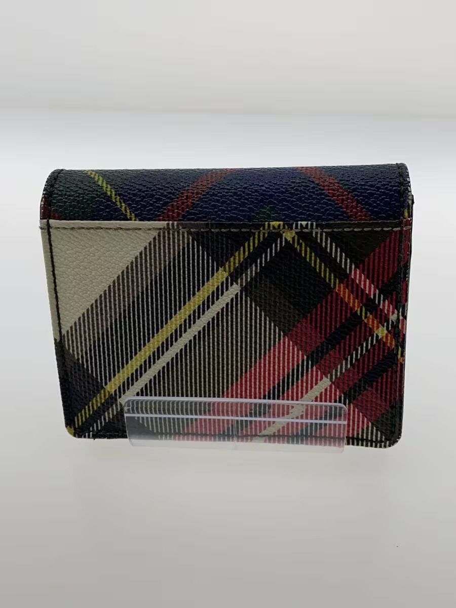 Vivienne Westwood Plaid Orb Badge Leather Wallet Size ONE SIZE - 2 Thumbnail