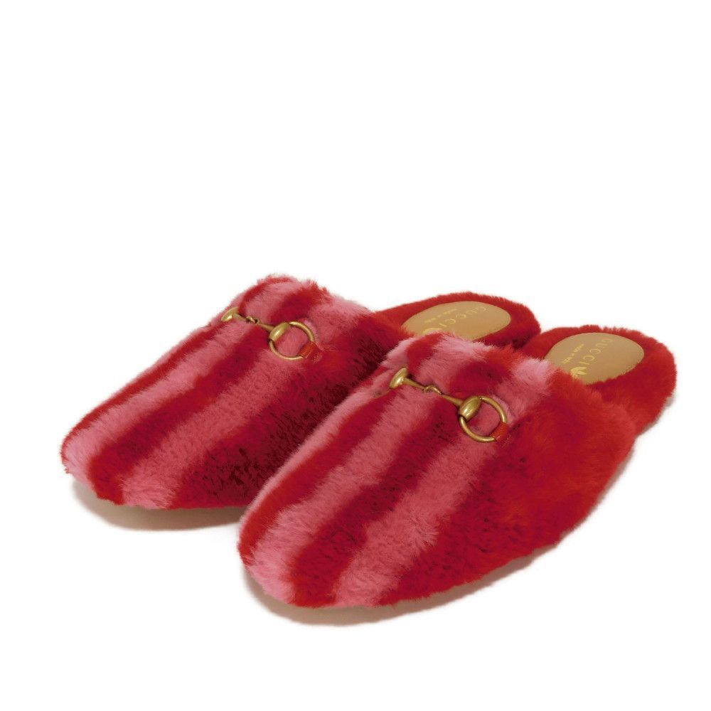 Gucci Gucci Gucci Horsebit Fur Calf Leather Mule Leather Shoes 722442 Size ONE SIZE - 1 Thumbnail