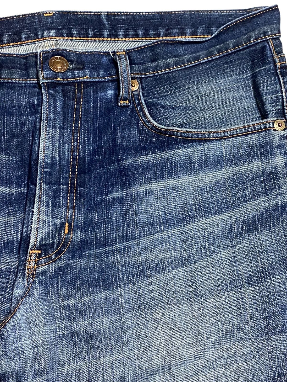 Edwin Vintage JapaneseBrands Edwin 504 Distressed Loose Jeans Size US 39 - 8 Thumbnail