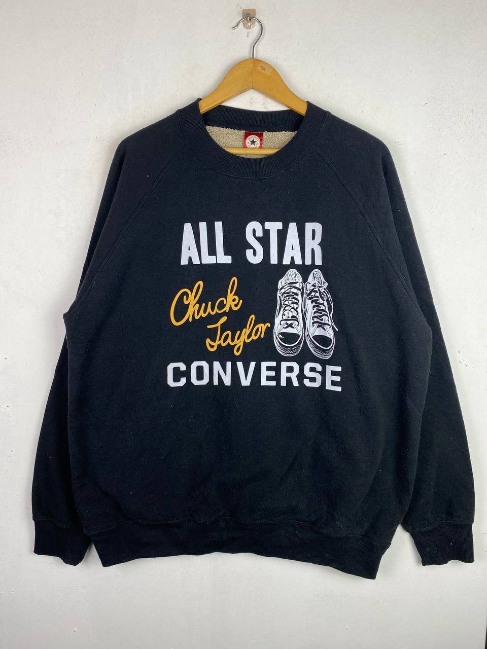 Converse converse chuck taylor sweatshirt fleece lining Size US XXL / EU 58 / 5 - 1 Thumbnail