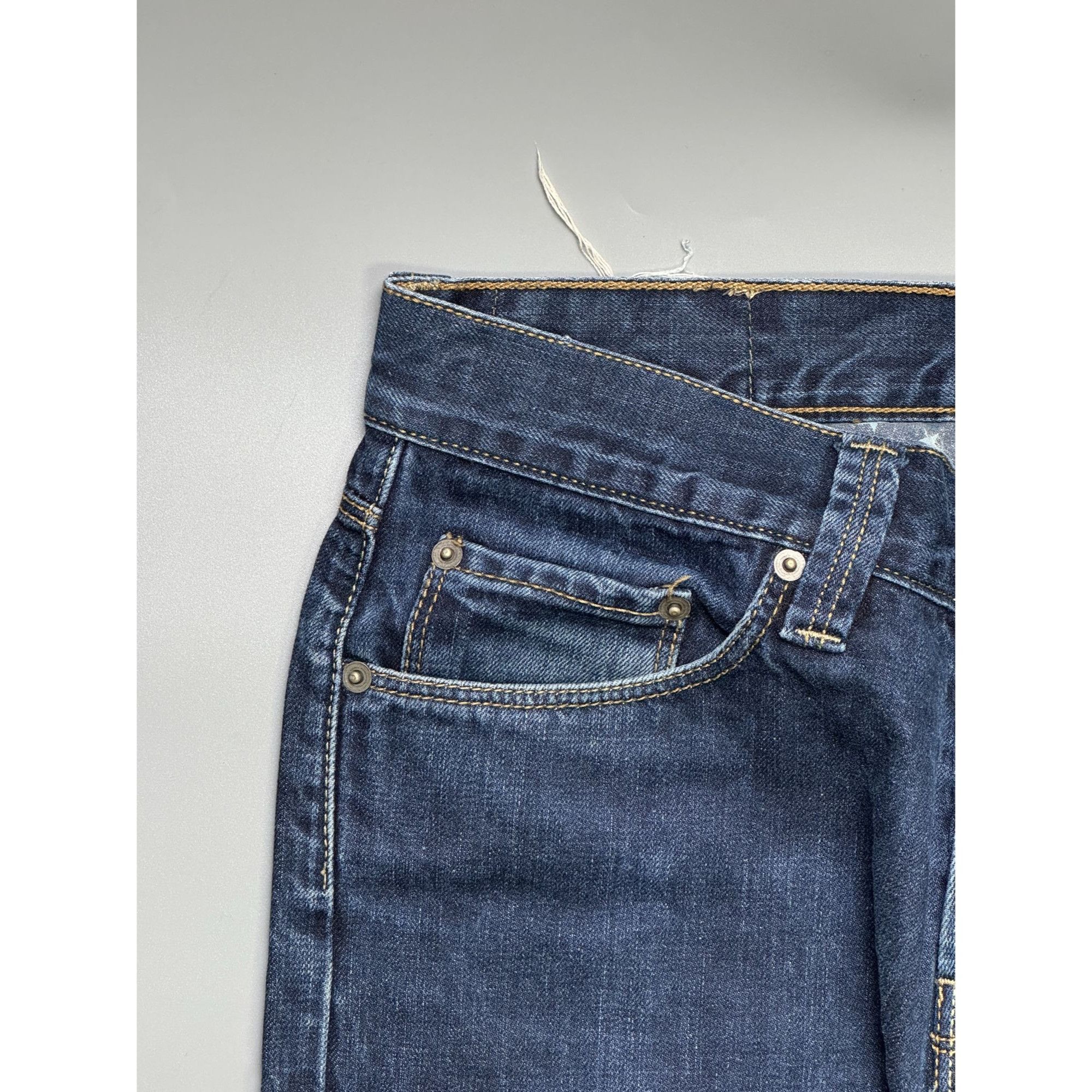 Schott Schott One Star Dark Denim Jeans Pants (Y1138) Size US 31 - 3 Thumbnail