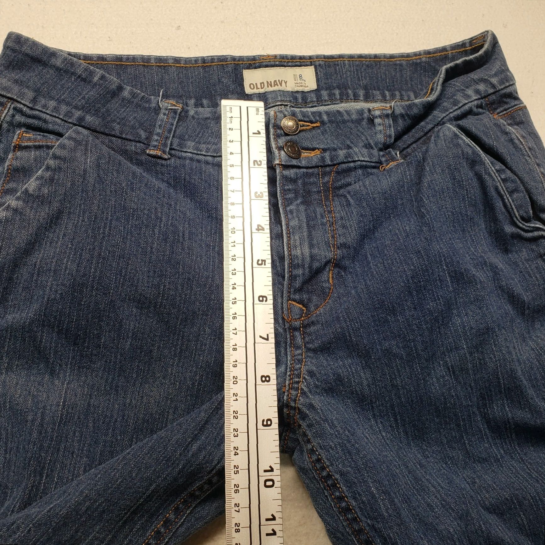 Old Navy Old Navy Jeans Denim Pants Skinny Blue Dark Wash Tall 8 Women's Adult Long Denim Jeans 30 In Inseam Blue 28 Waist Women Tall 8 Dark Denim Pants Size 30" / US 8 / IT 44 - 6 Thumbnail