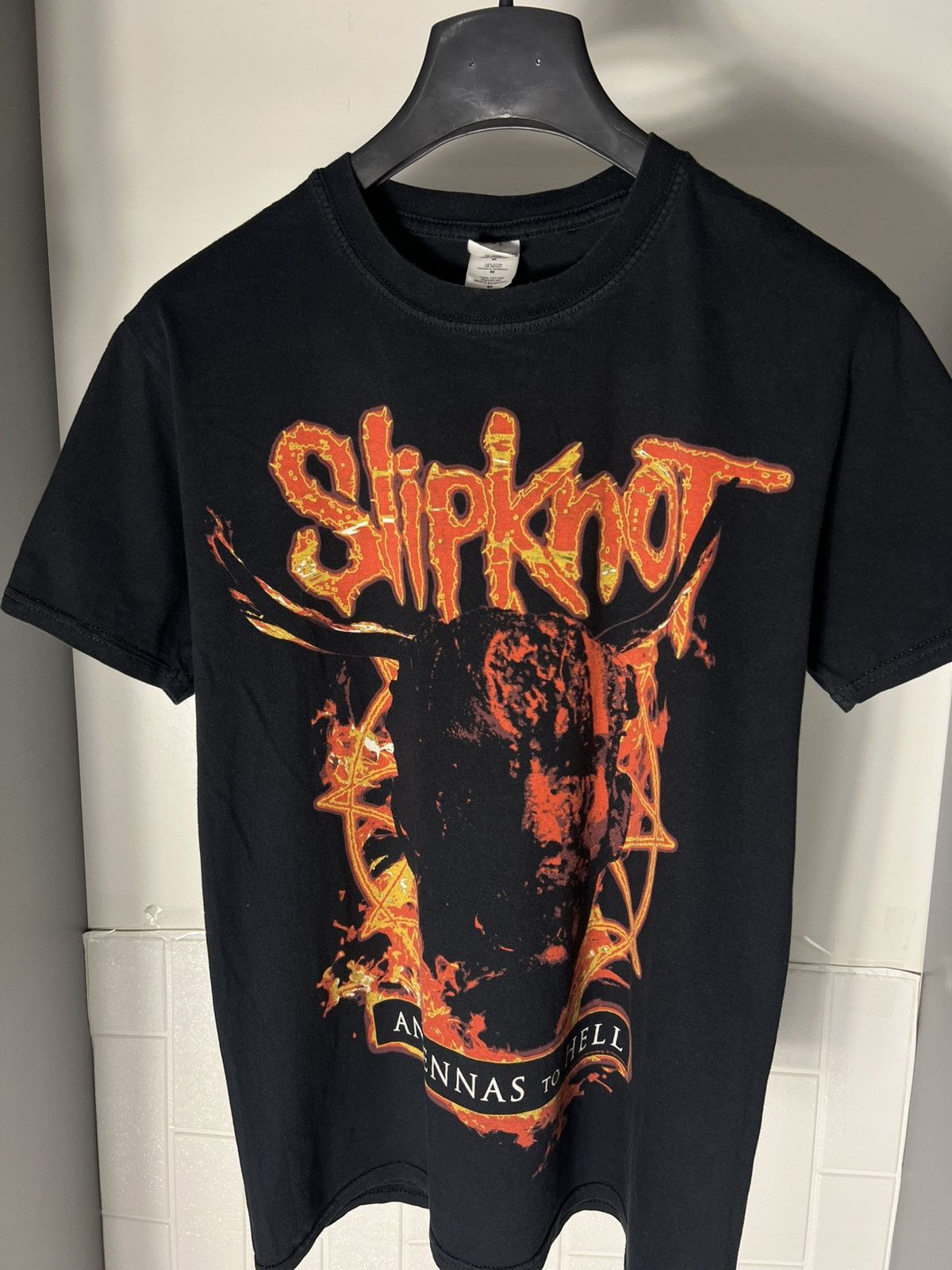 Band Tees × Vintage VERY RARE SLIPKNOT DOUBLE PRINTED ROCK T-SHIRT METAL 90s Y2K Size US M / EU 48-50 / 2 - 3 Thumbnail