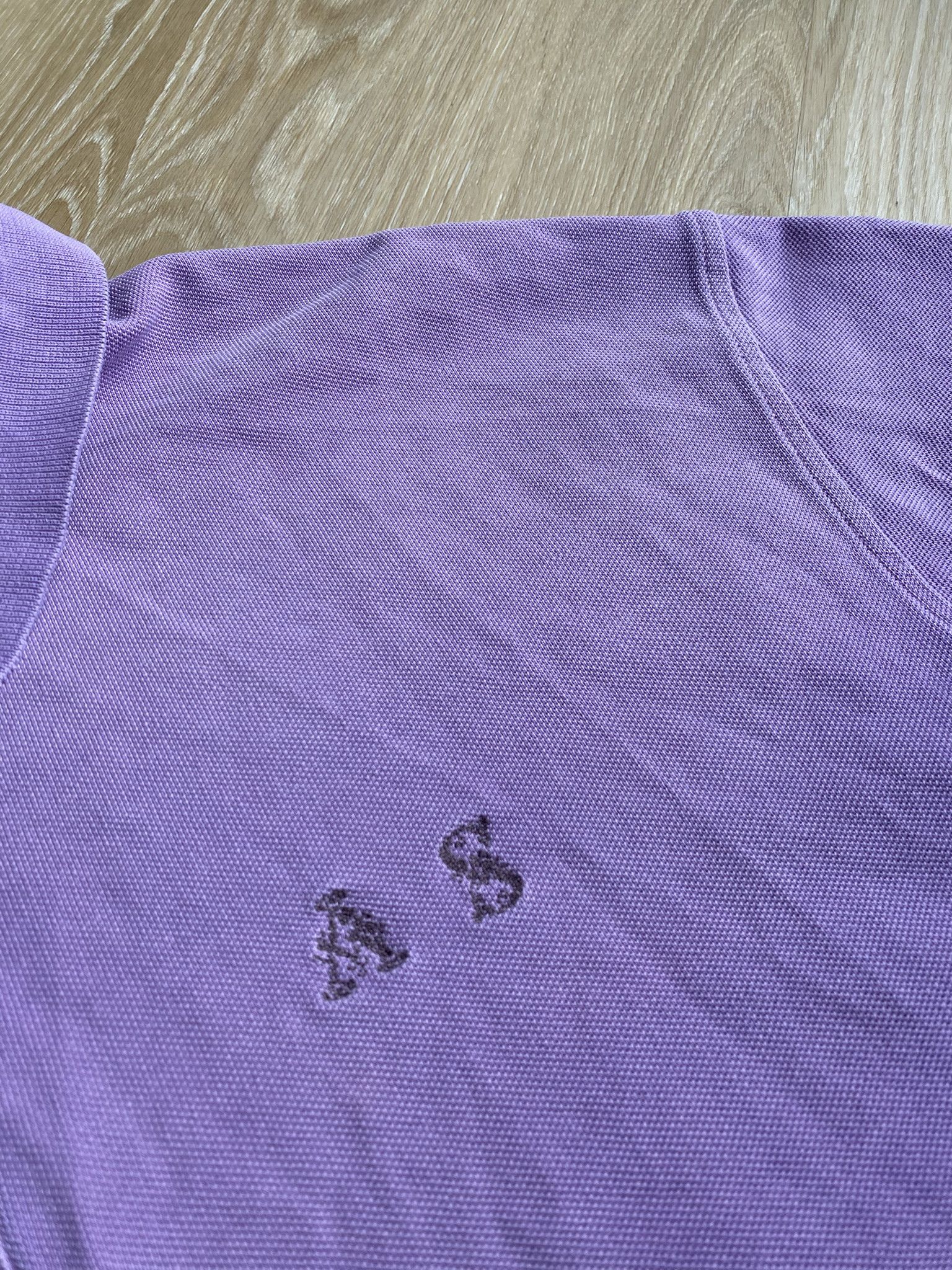 Acne Studios $300 - Cotton Polo Shirt - Washed Lilac Size US S / EU 44-46 / 1 - 17 Thumbnail