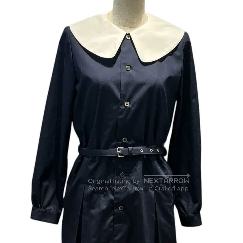 Comme des Garcons Comme des Garcons Round Neck Belted Dress Size XS / US 0-2 / IT 36-38 - 4 Thumbnail