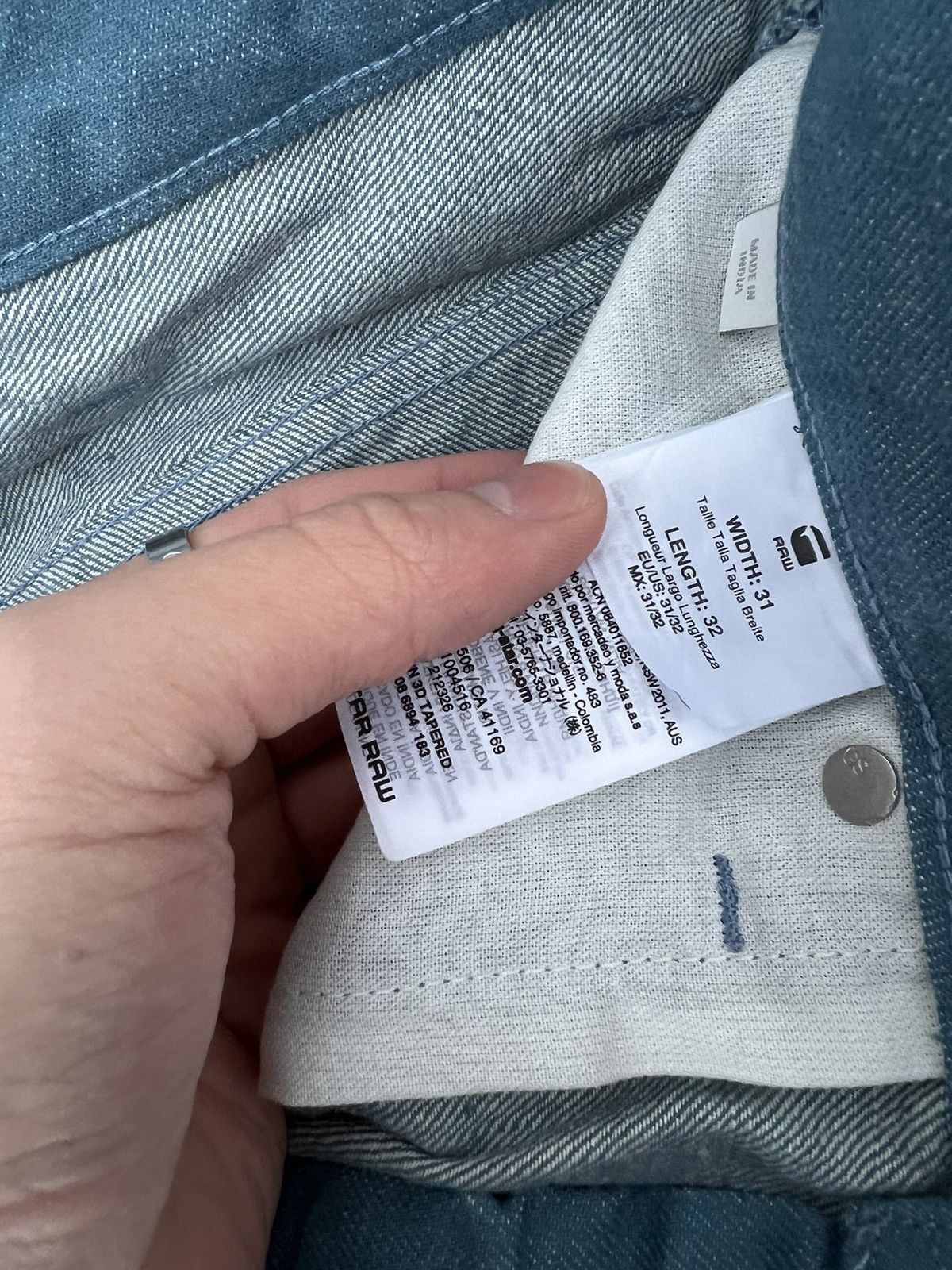G-Star × Marc Newson Marc Newson G-Star Raw Jeans Denim Size US 31 - 6 Thumbnail
