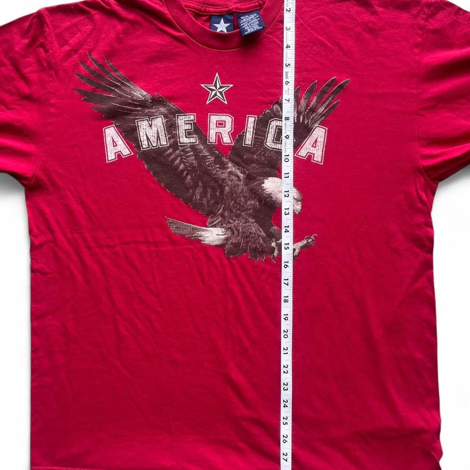 American Apparel Spirit of America Patriotic Bald Eagle Men’s T-Shirt Size XL Size US L / EU 52-54 / 3 - 6 Thumbnail