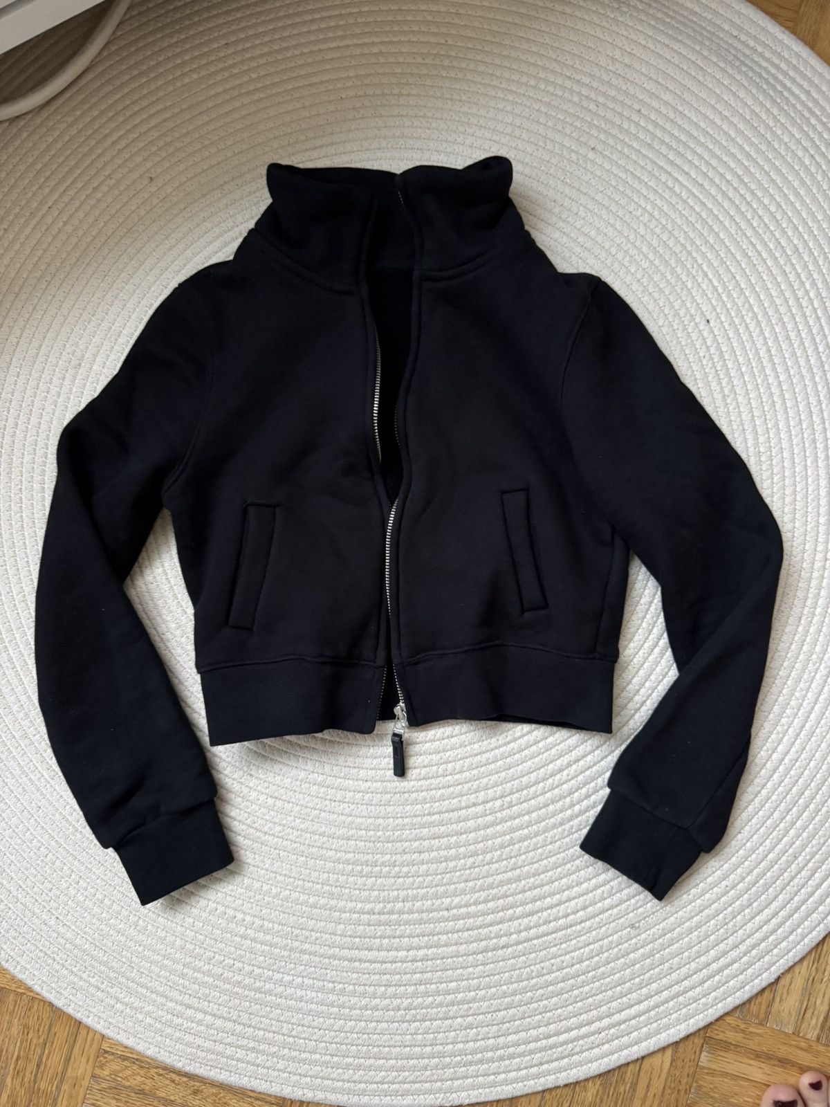 Other RARELY ALIKE "Walking" Stand Collar Zip-up Fleece Jacket Size S / US 4 / IT 40 - 2 Thumbnail