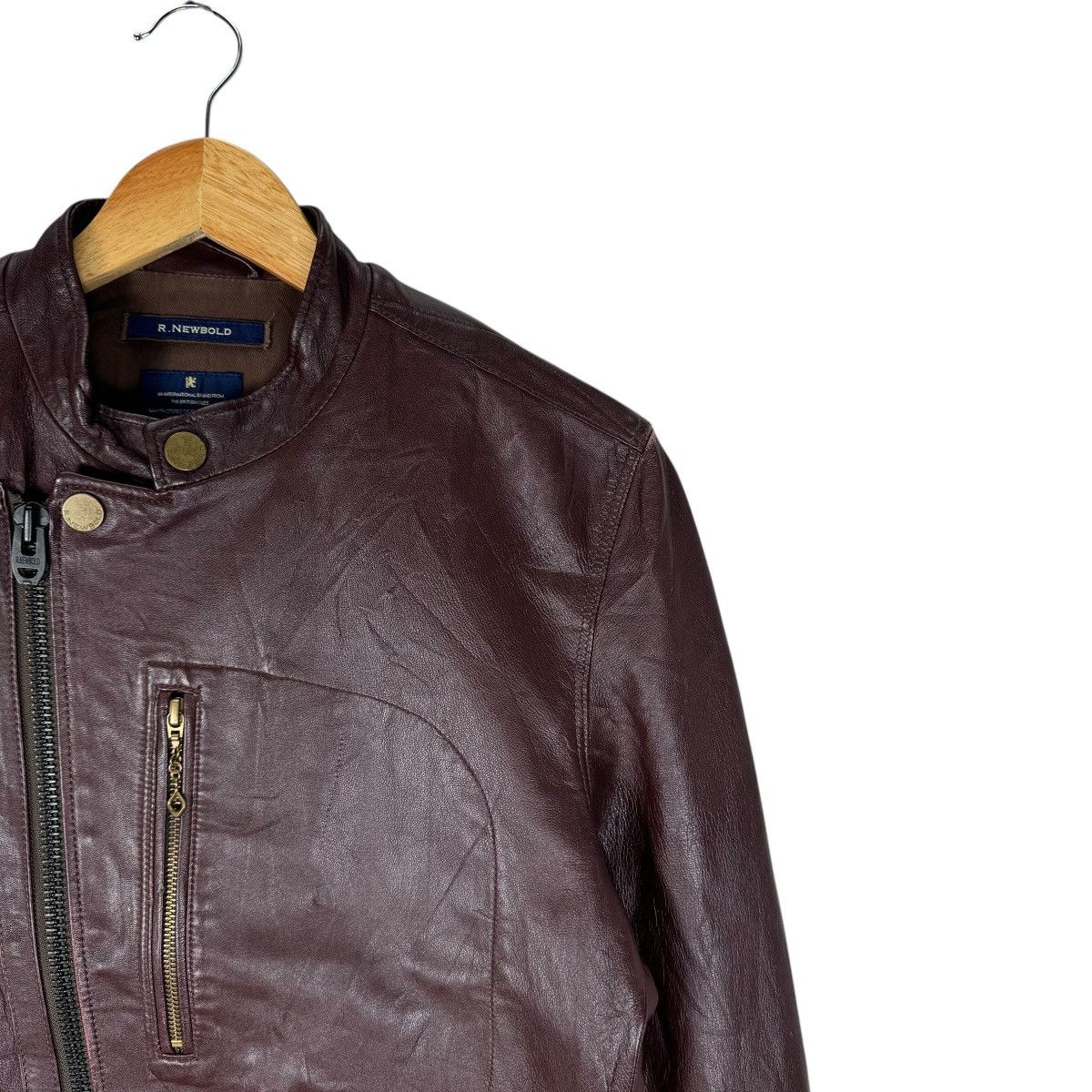 Paul Smith 🔥R NEWBOLD PAUL SMITH SHEEP LEATHER BIKERS JACKET Size US M / EU 48-50 / 2 - 4 Thumbnail