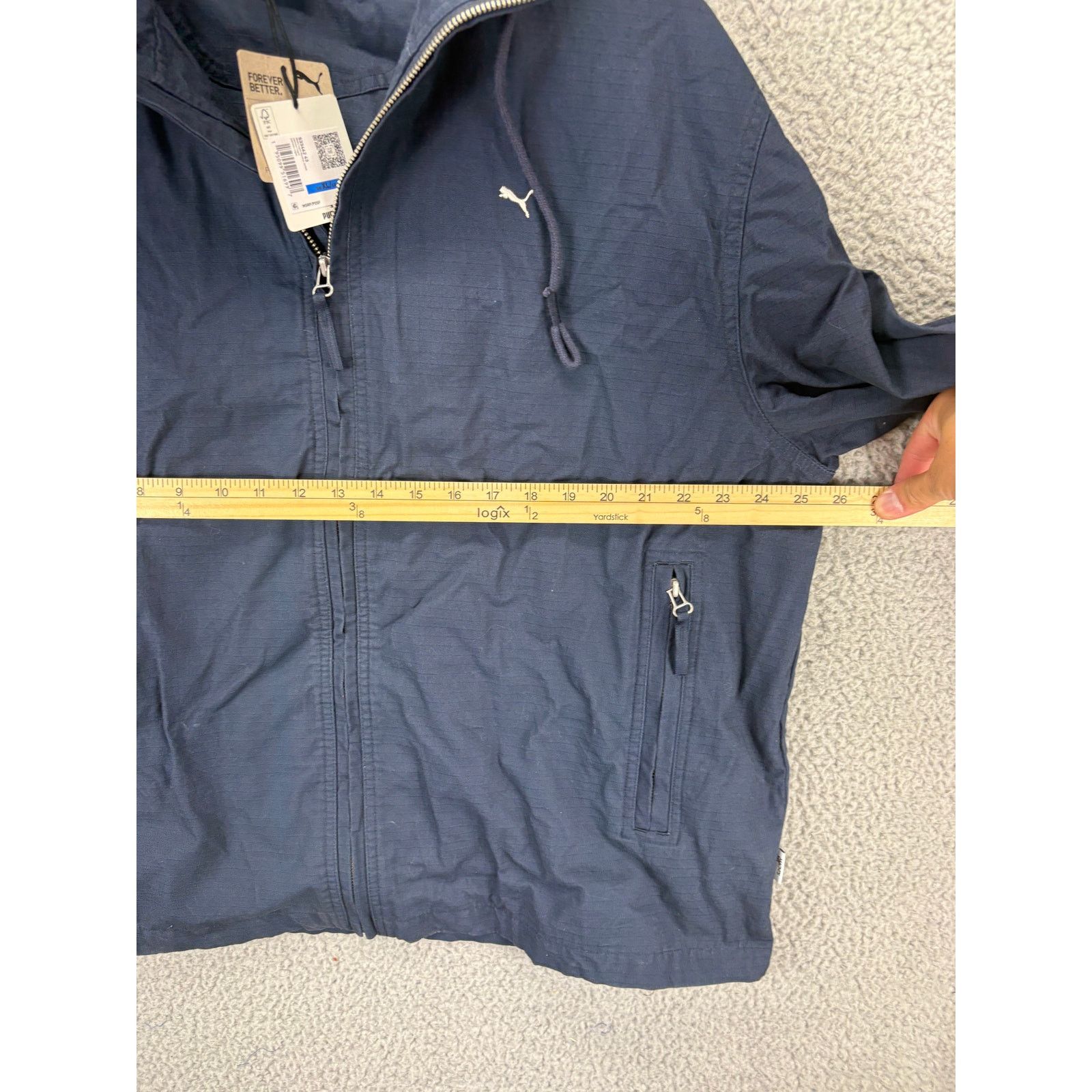 Puma Puma Lightweight Ripstop Drawstring Jacket Mens Extra Large Size US XL / EU 56 / 4 - 3 Thumbnail