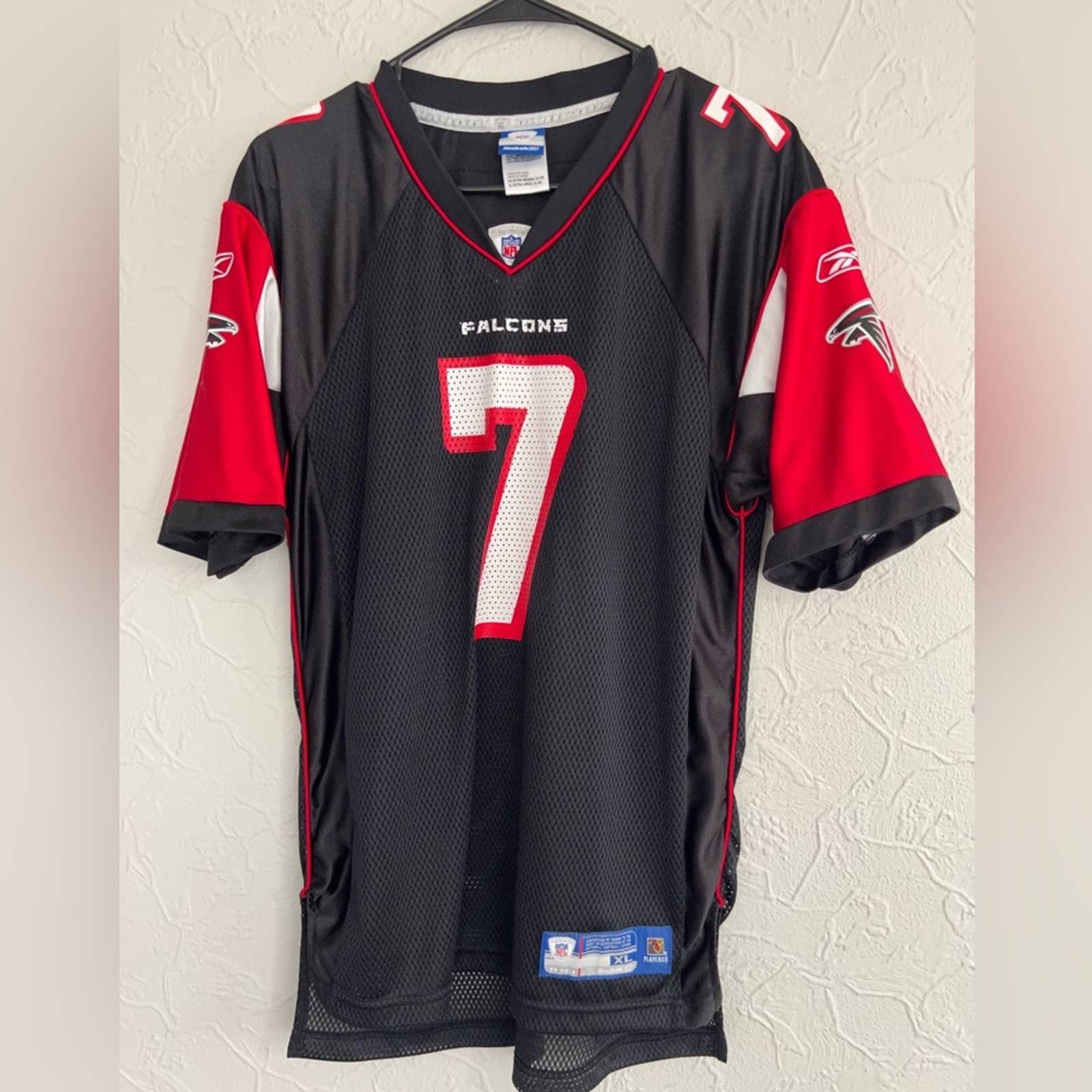 Atlanta Falcons Michael Vick #7 Reebok NFL Football Jersey Shirt Mens Size  XL