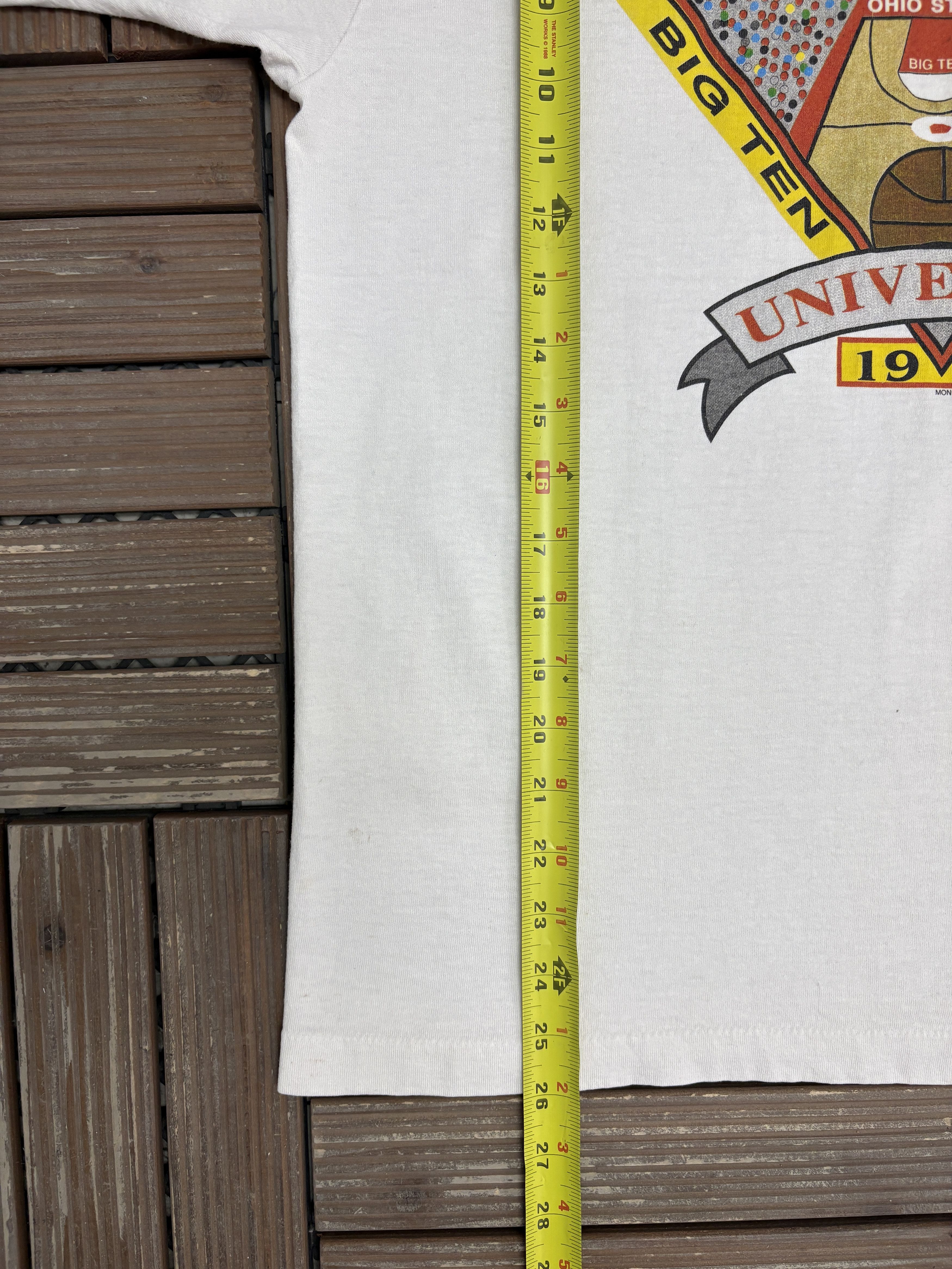 Vintage Ohio State Buckeyes Basketball 1991 Big Ten Champs Tee Size US L / EU 52-54 / 3 - 9 Thumbnail
