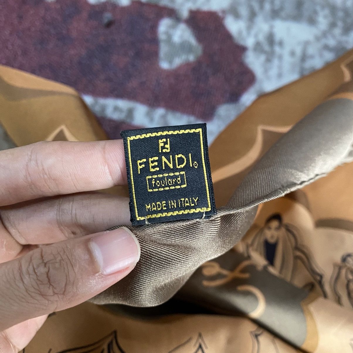 Fendi × Vintage Fendi Scarf Neck Wear Muffler Size ONE SIZE - 5 Thumbnail