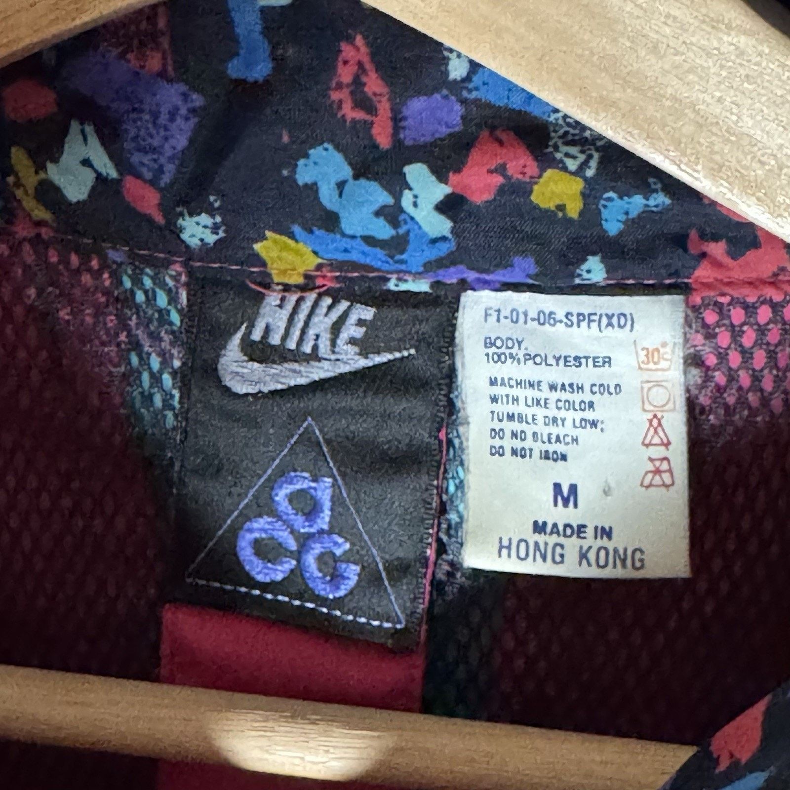 Nike × Nike ACG × Vintage RARE VTG 1990’s Nike ACG Pullover Anorak Windbreaker Med Size US L / EU 52-54 / 3 - 10 Thumbnail
