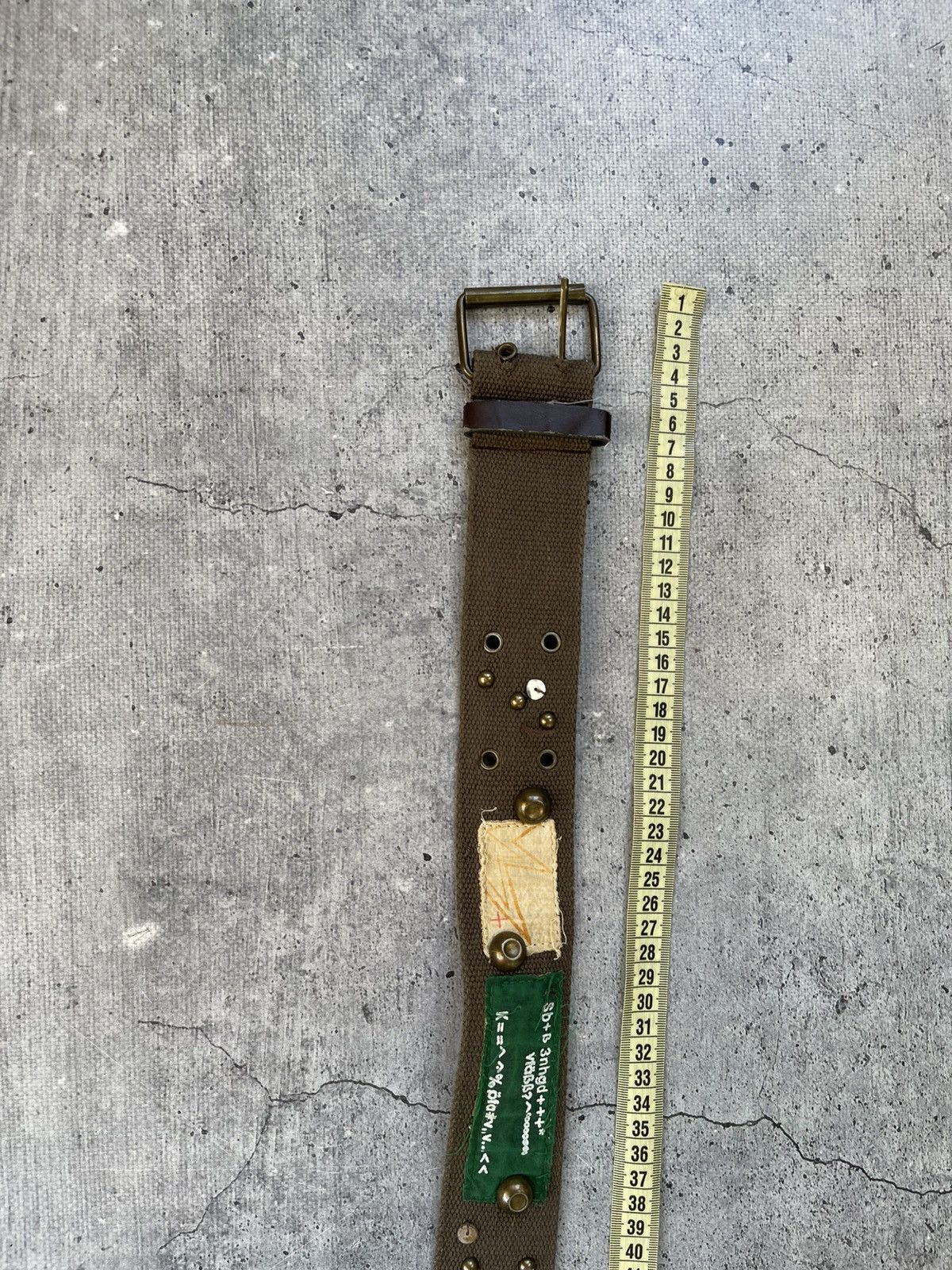 Other Vintage Y2K Avant Garde Studded Metal Details Belt Size ONE SIZE - 6 Thumbnail