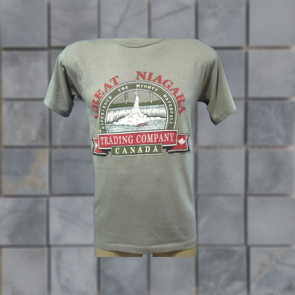 Vintage VTG 80s CANADA TRADING CO. NIAGARA FALLS T-SHIRT SMALL buttery soft Size US S / EU 44-46 / 1 - 1 Thumbnail