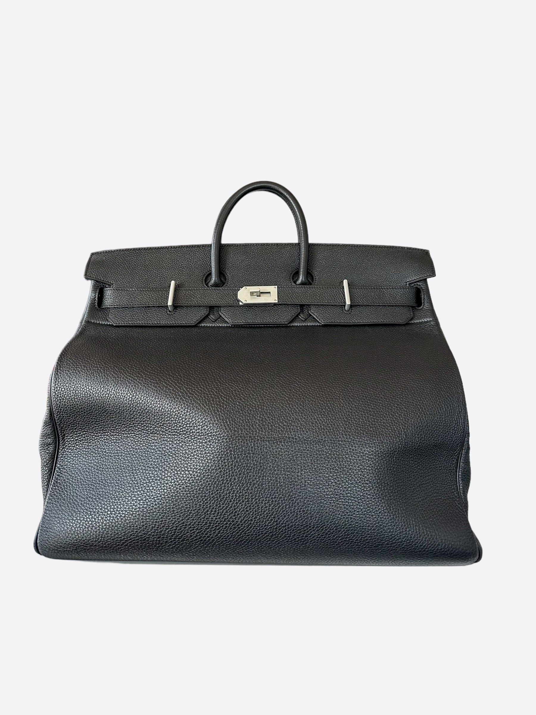 image of Hermes Black Togo Hac Birkin 50, Men's