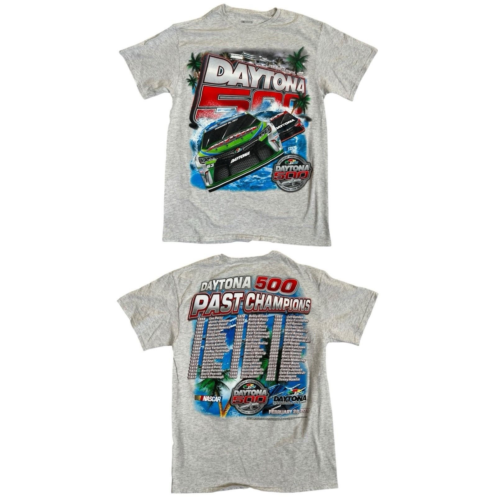 NASCAR NASCAR Daytona 500 T-Shirt Size Medium 2017 Double Sided Size US M / EU 48-50 / 2 - 1 Thumbnail