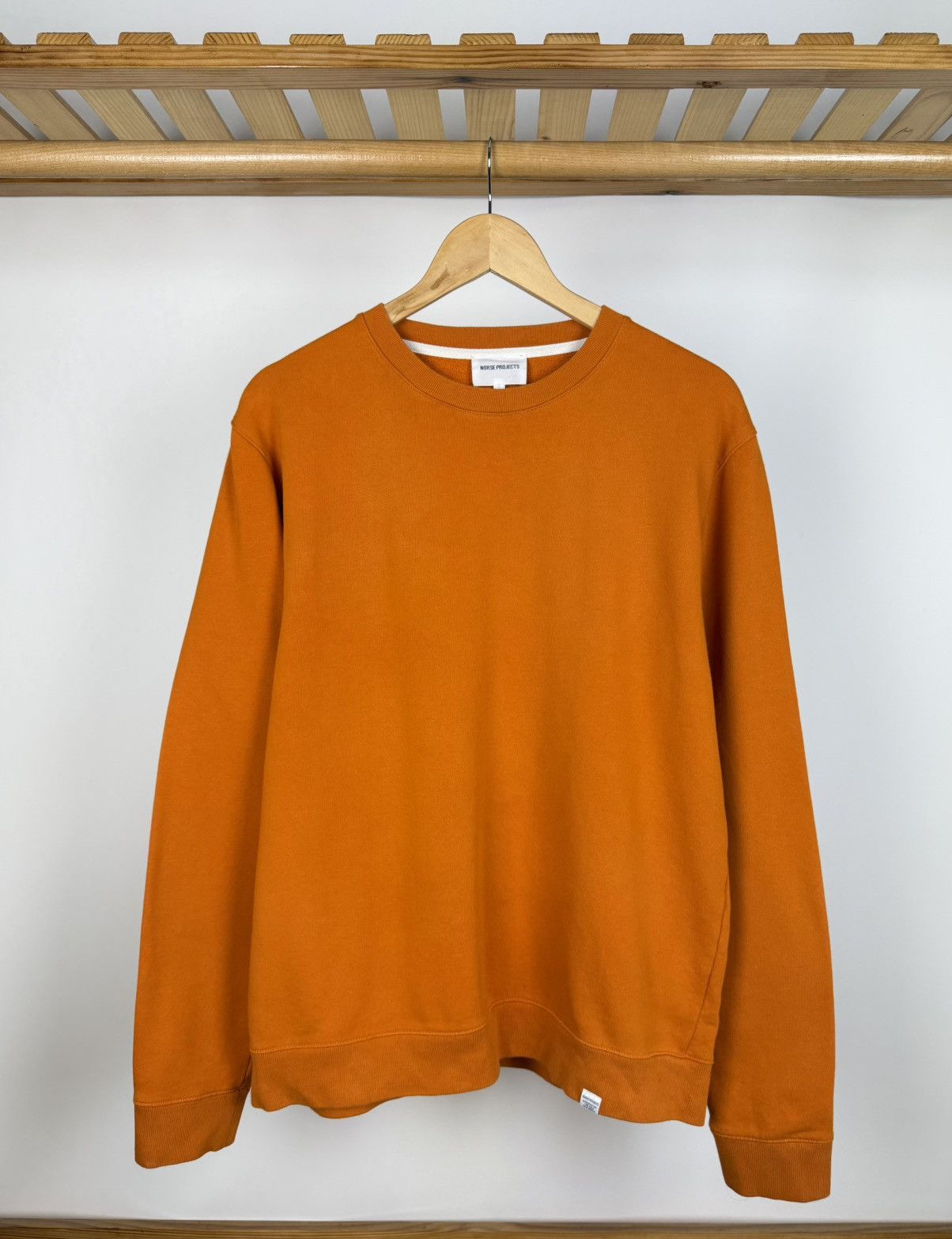 Norse Projects Norse Projects Crew Neck Orange Sweatshirt Size XL Size US XL / EU 56 / 4 - 1 Thumbnail