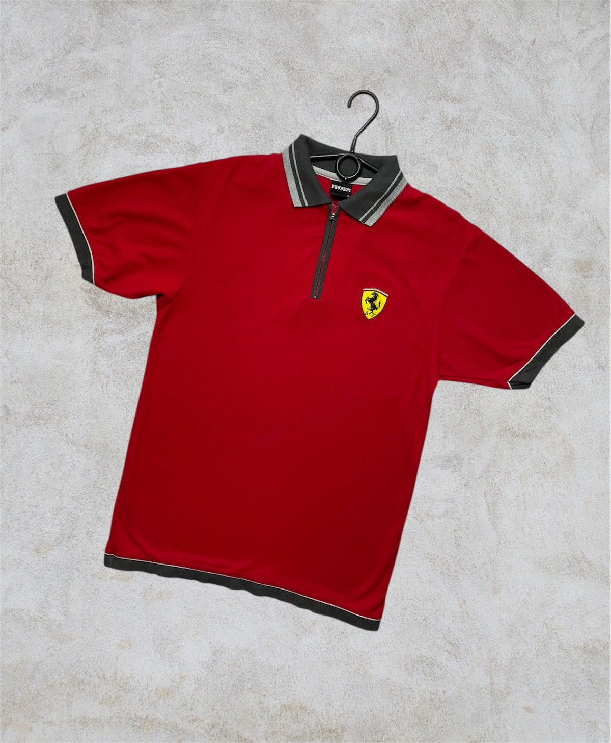 Ferrari Ferrari vintage racing polo shirt zip size S small Size US S / EU 44-46 / 1 - 1 Thumbnail