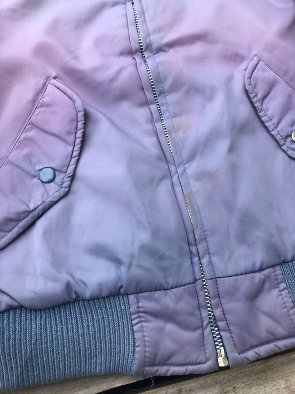 Vintage Vintage Military US Air Force Faded Bombers Jacket Size US M / EU 48-50 / 2 - 9 Thumbnail