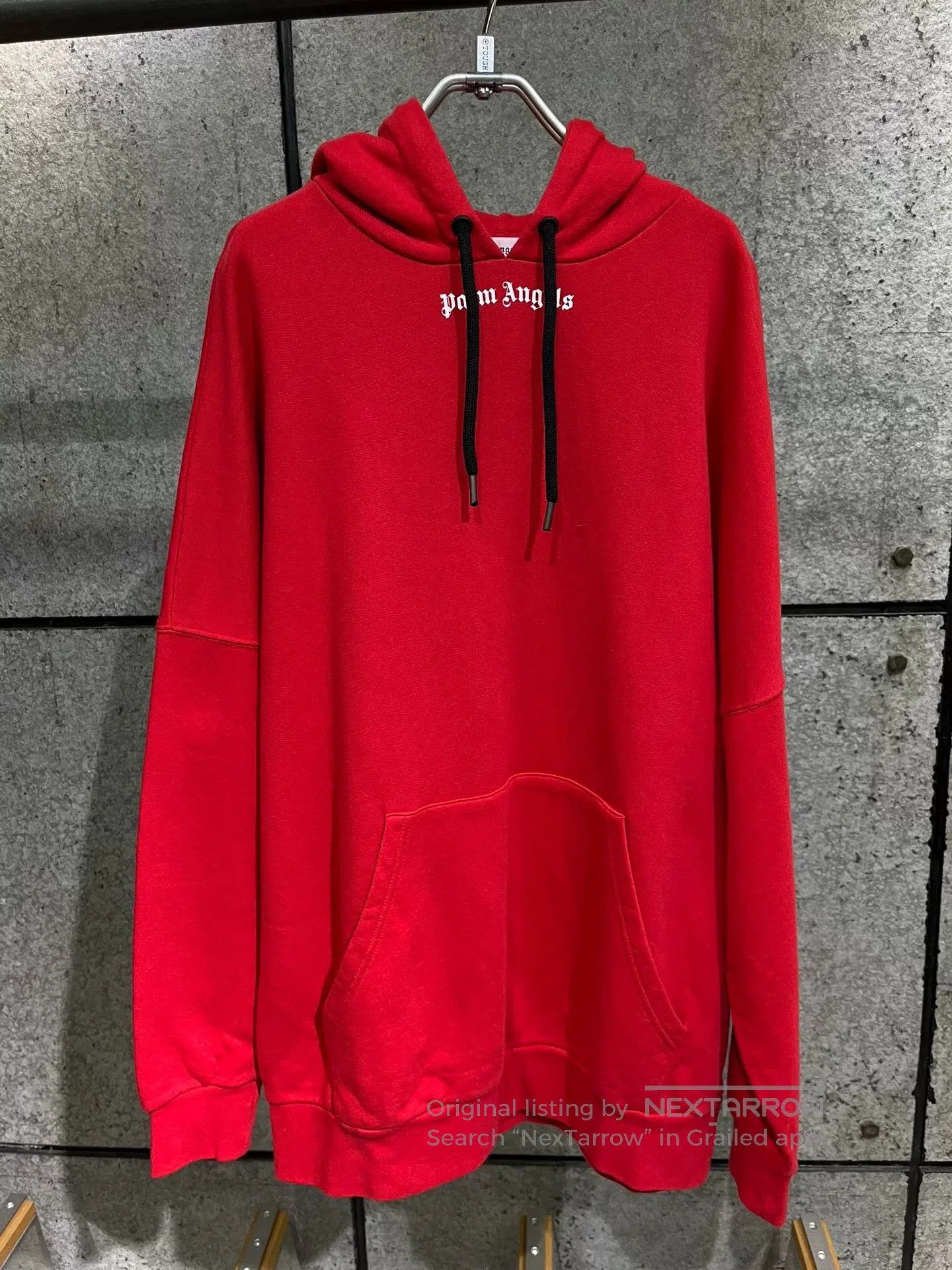 Palm Angels Palm Angels Red Logo Hoodie Size M. Size US M / EU 48-50 / 2 - 1 Thumbnail