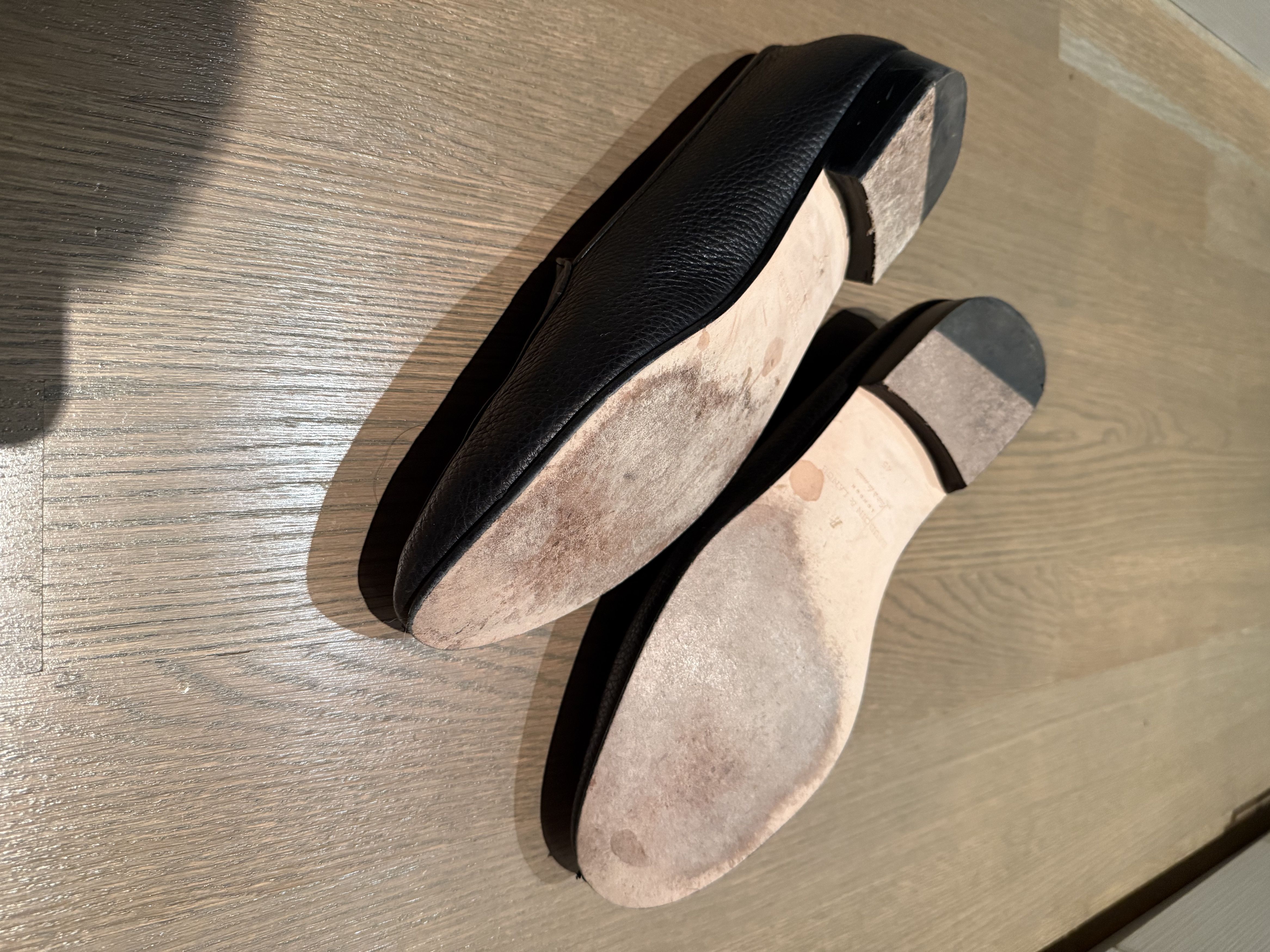 Baudoin & Lange Baudoin & Lange Sagan Loafers in Black Deerskin Size 45/12 Size US 12 / EU 45 - 2 Thumbnail