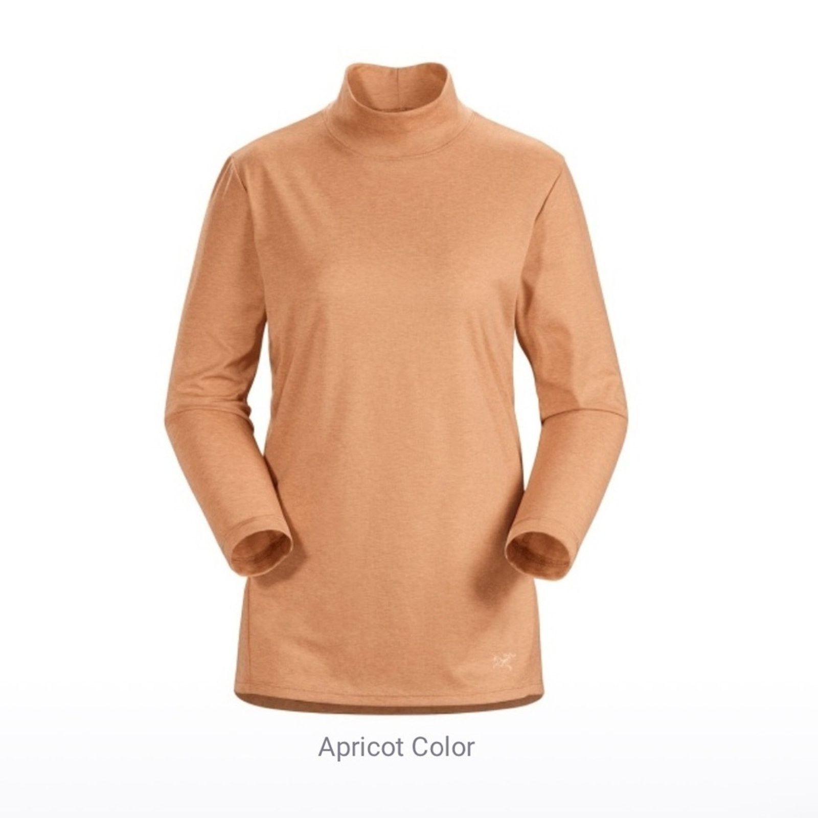 Arc'teryx Arc'teryx Lumin Mock Neck High Neck Turtle Neck Top Orange S Size S / US 4 / IT 40 - 10 Thumbnail