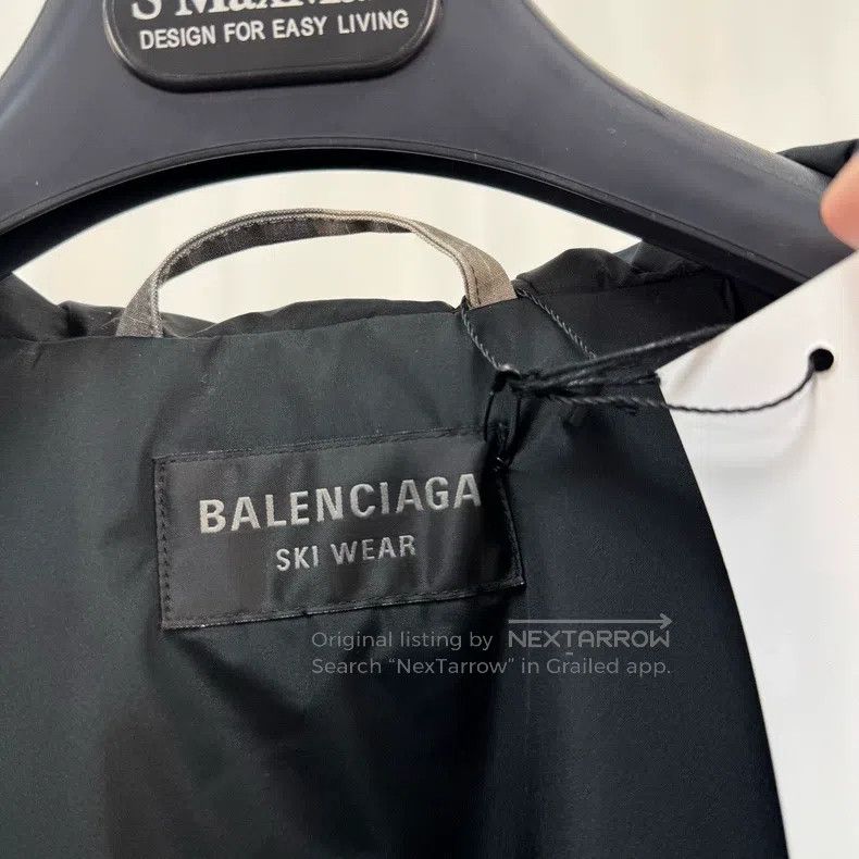 Balenciaga Balenciaga Printed Letter Snow Camo Jacket Size US S / EU 44-46 / 1 - 7 Thumbnail