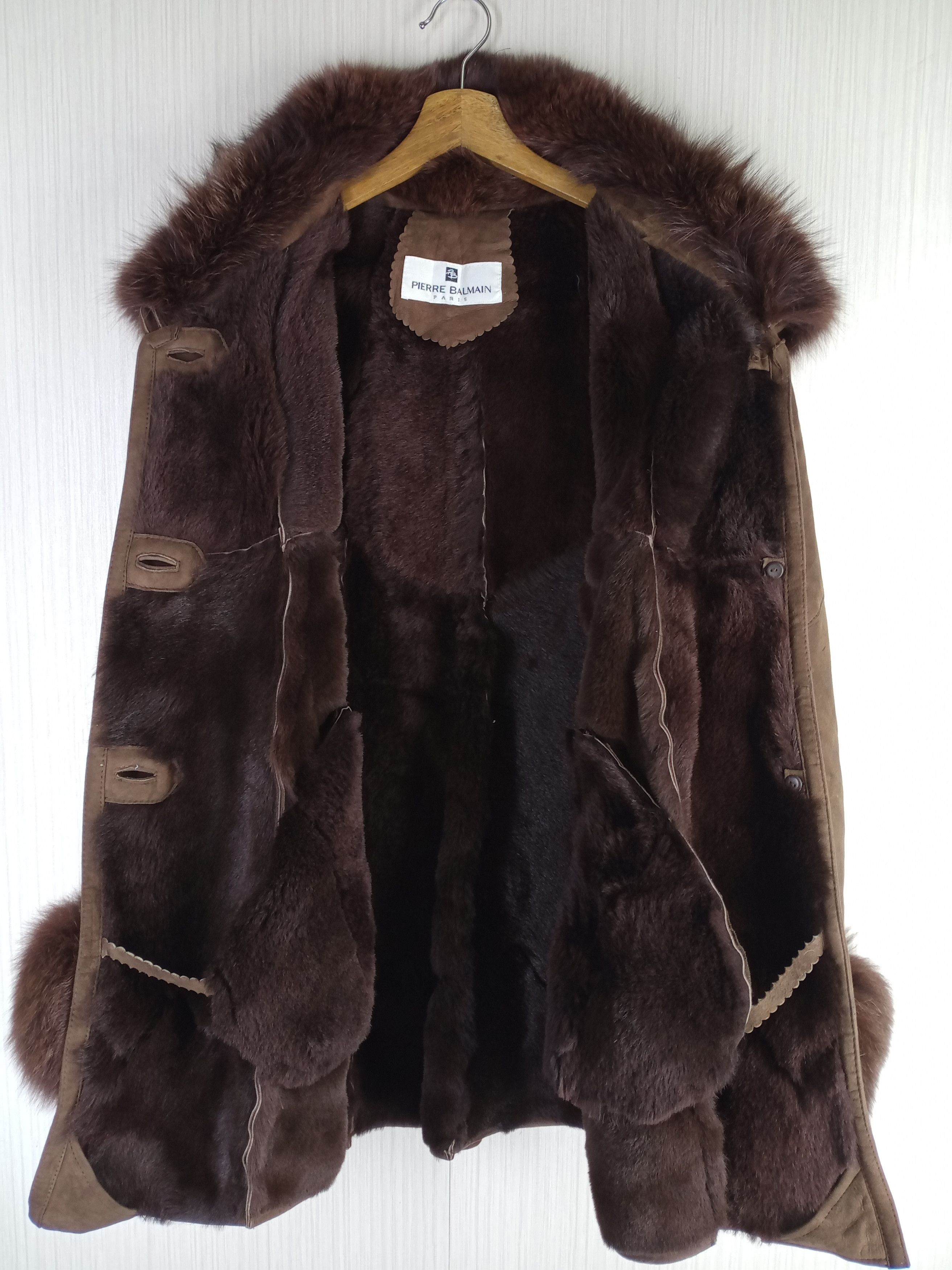 Pierre Balmain Rare Vintage Pierre Balmain Paris Faux Fur Sherling jacket Size US M / EU 48-50 / 2 - 2 Thumbnail