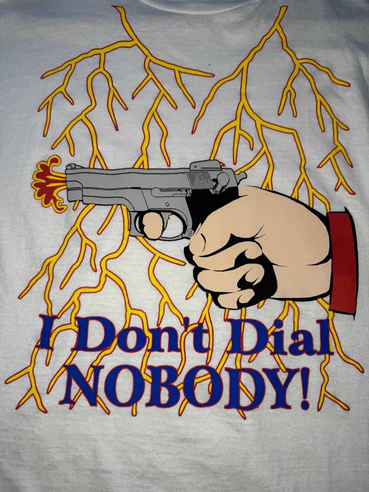 Vintage “i don’t dial nobody” tee Size US XL / EU 56 / 4 - 2 Thumbnail