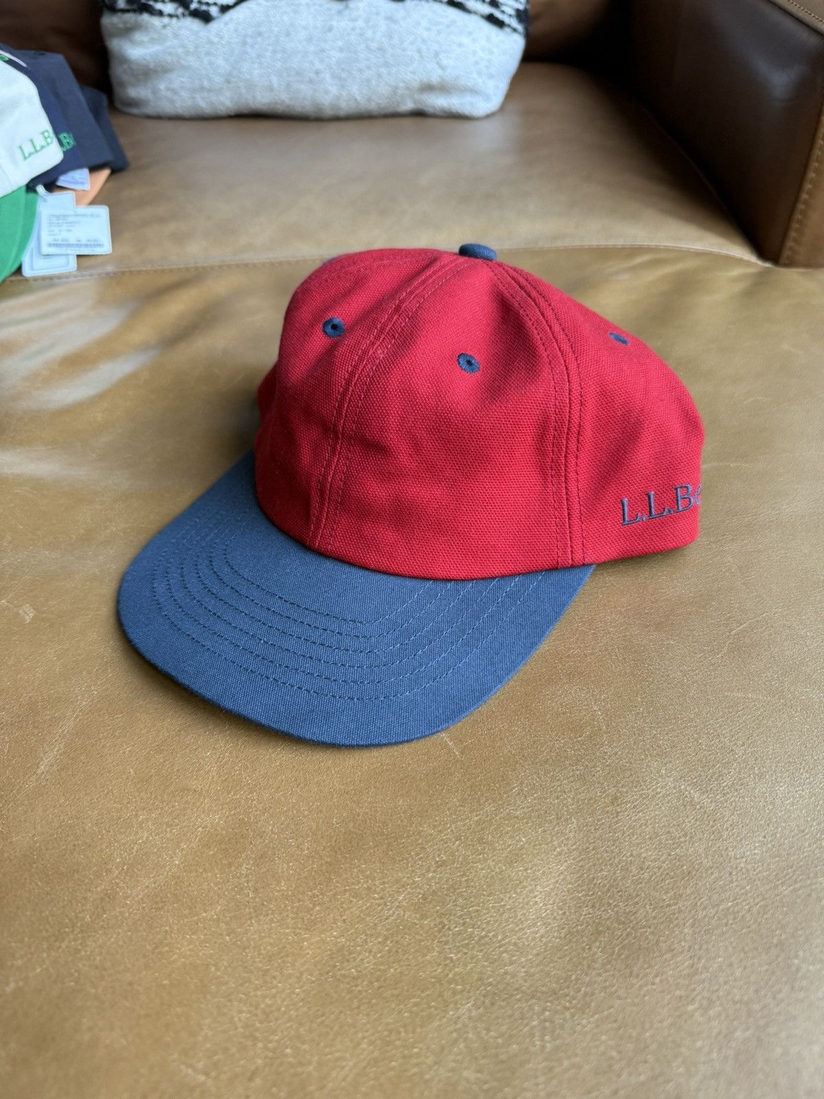 L.L. Bean L.L. BEAN Japan 6 PANEL CAP - Red- Blue Osaka Size ONE SIZE - 1 Thumbnail