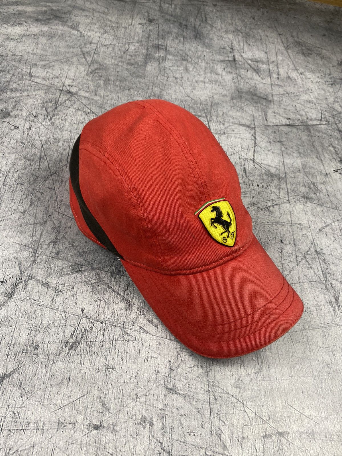 Ferrari × Vintage Vintage Ferrari Racing Cap Hats Size ONE SIZE - 3 Thumbnail